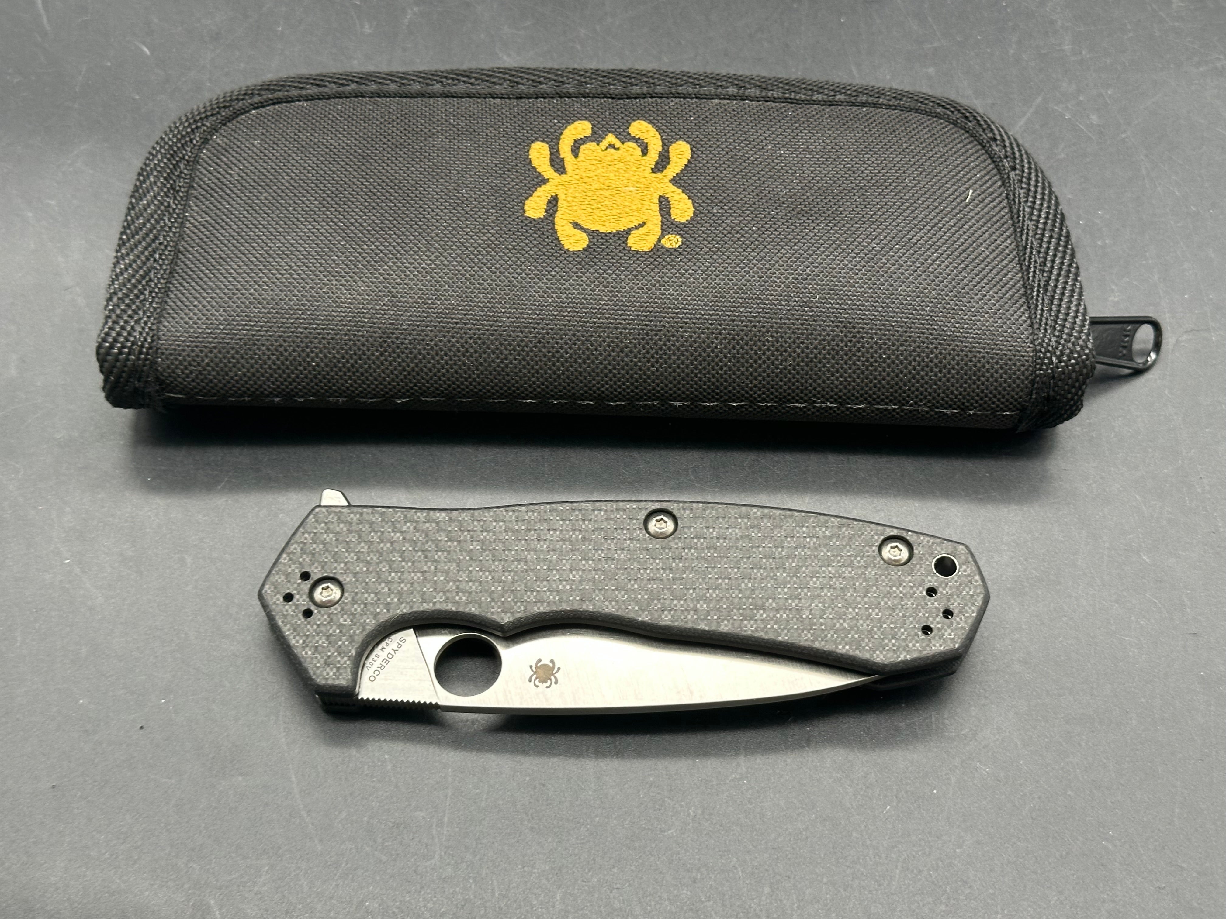 Spyderco Lai Amalgam Carbon Fiber & S30V blade