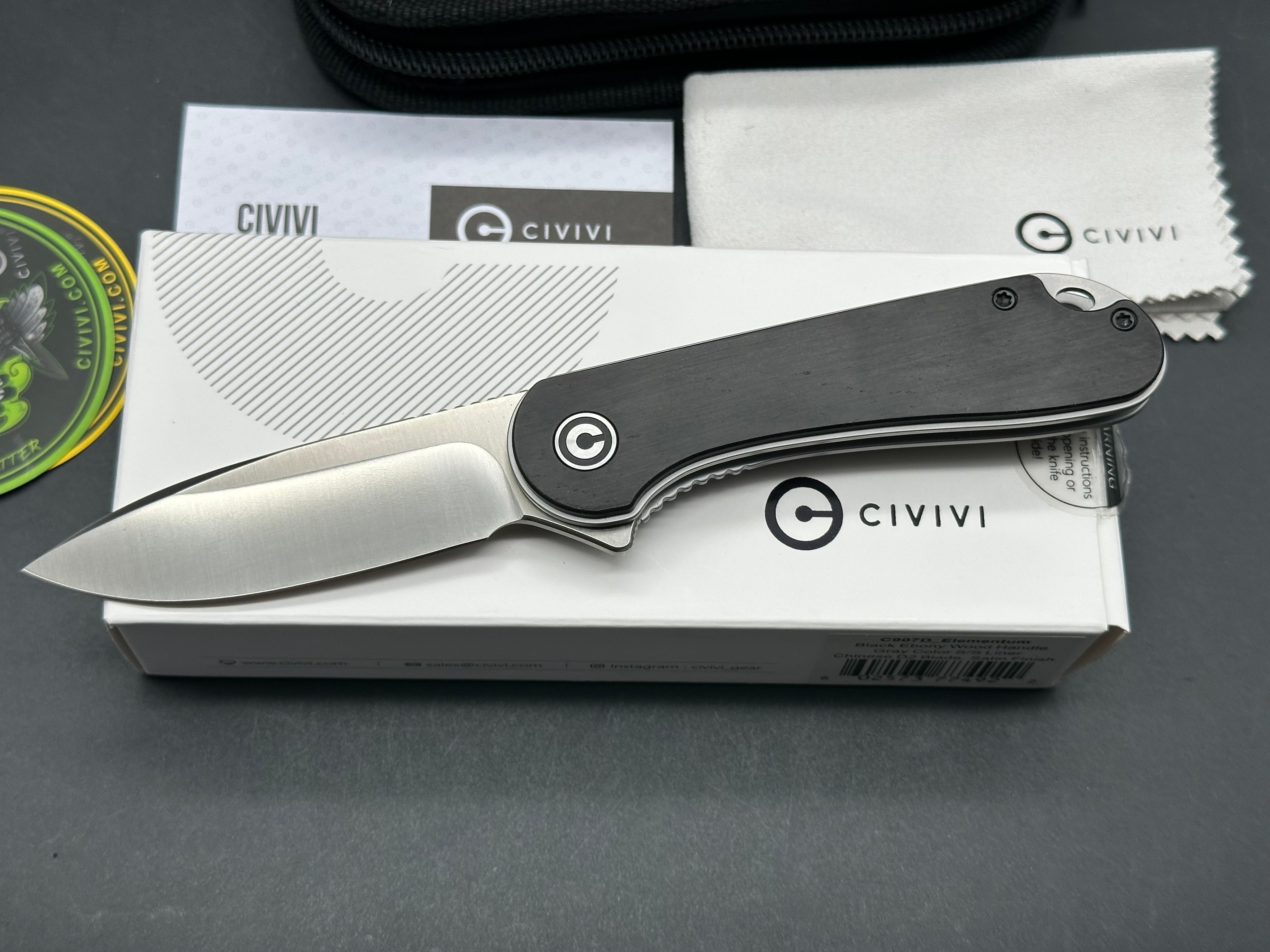 Civivi Elementum Black Ebony