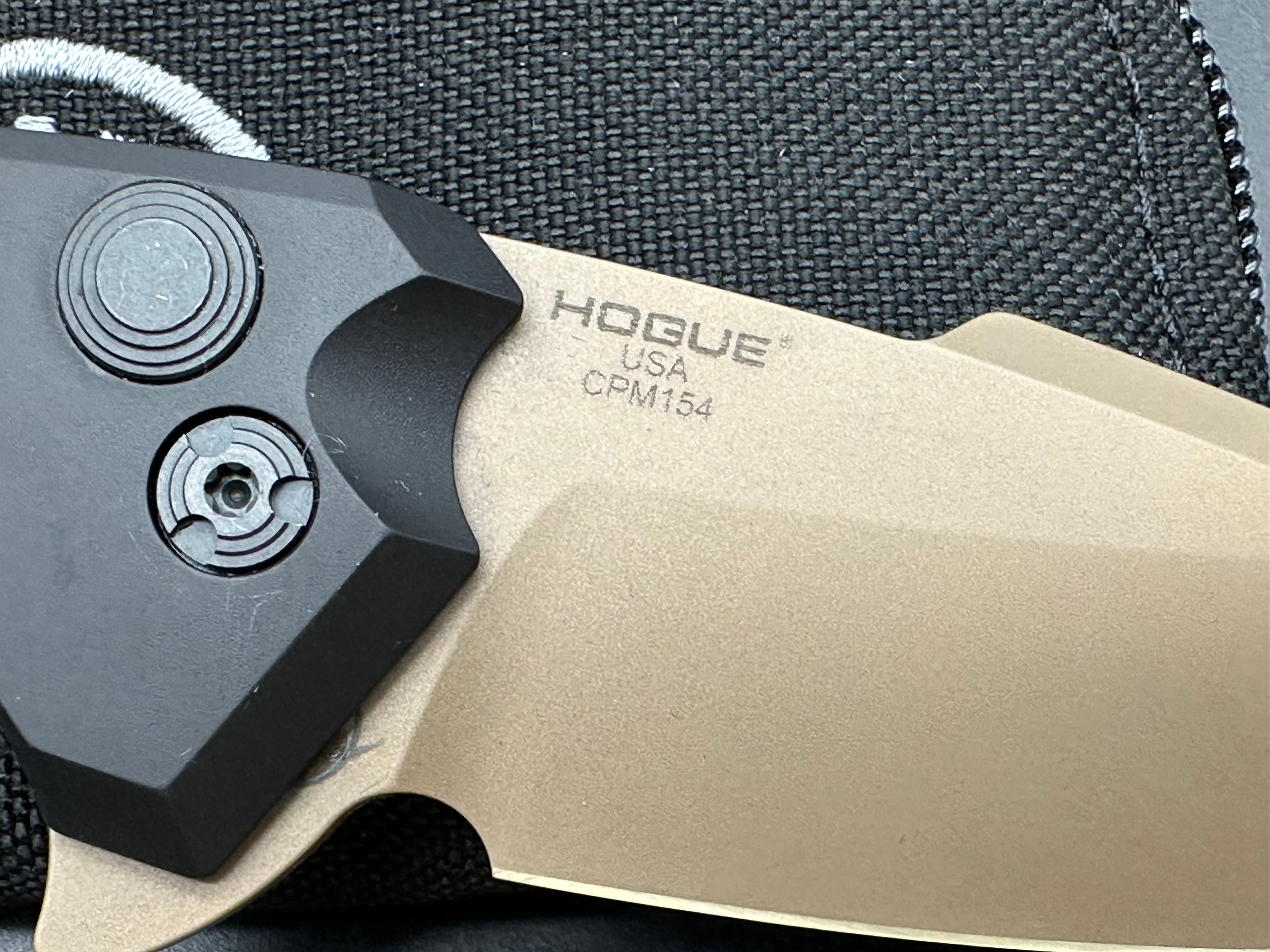 Hogue Sig Sauer X5 Black aluminum CPM-154 blade