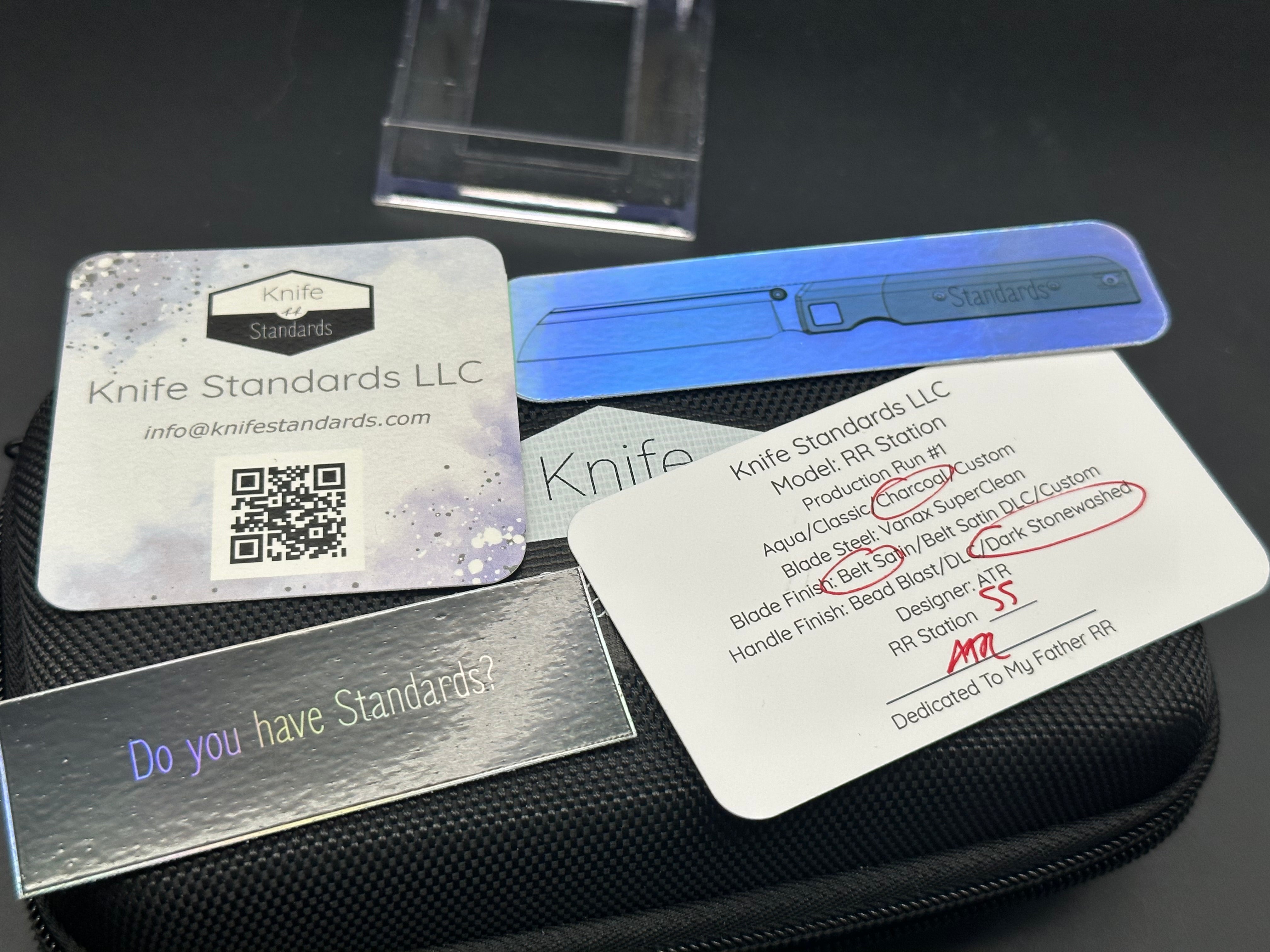 Knife Standards The RR Station 'Charcoal'