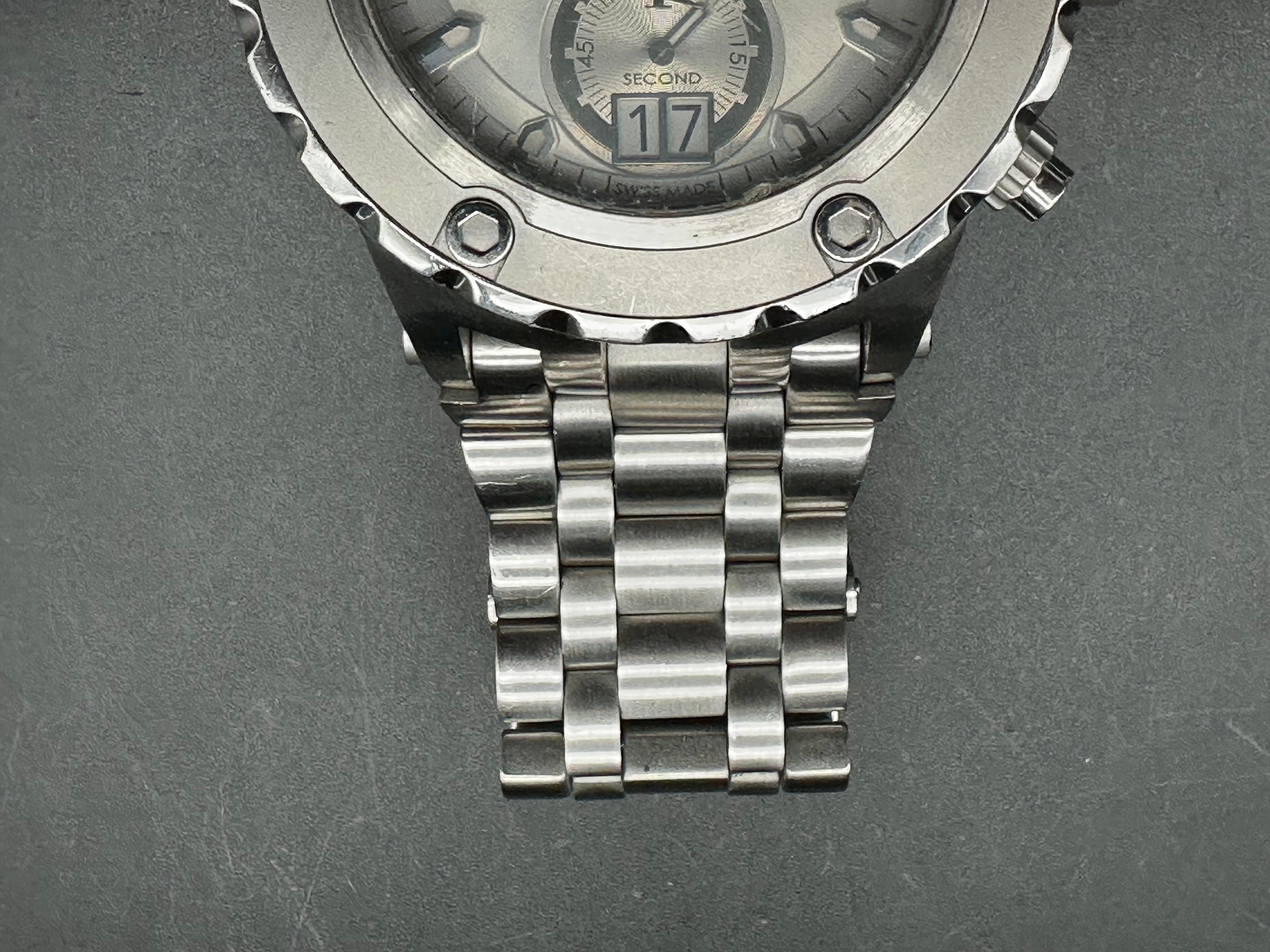 Invicta Reserve Swiss made watch. Stainless steel case and strap