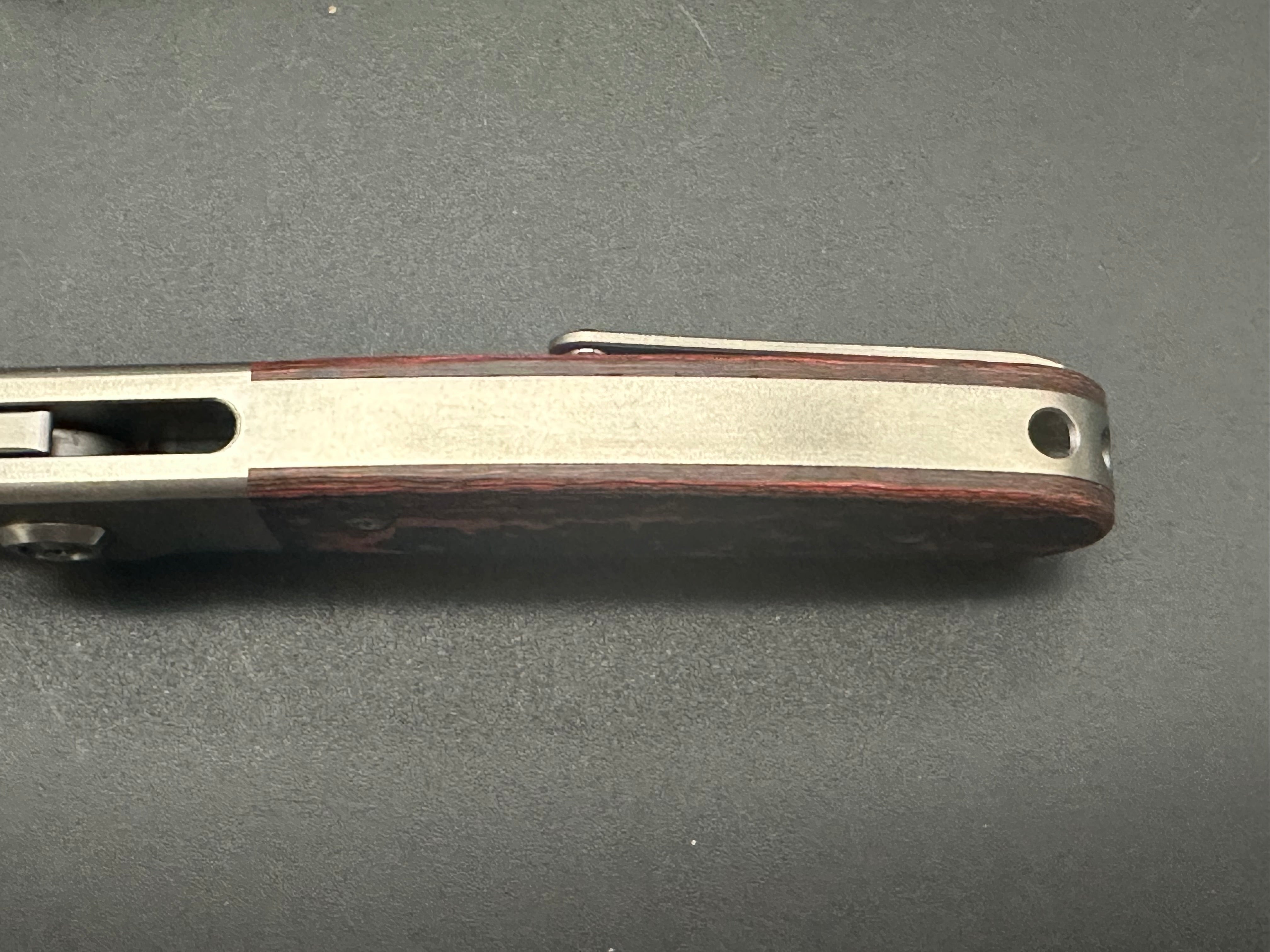 Liong Mah Design L-1 Frame Lock Knife Mars Valley Fat Carbon