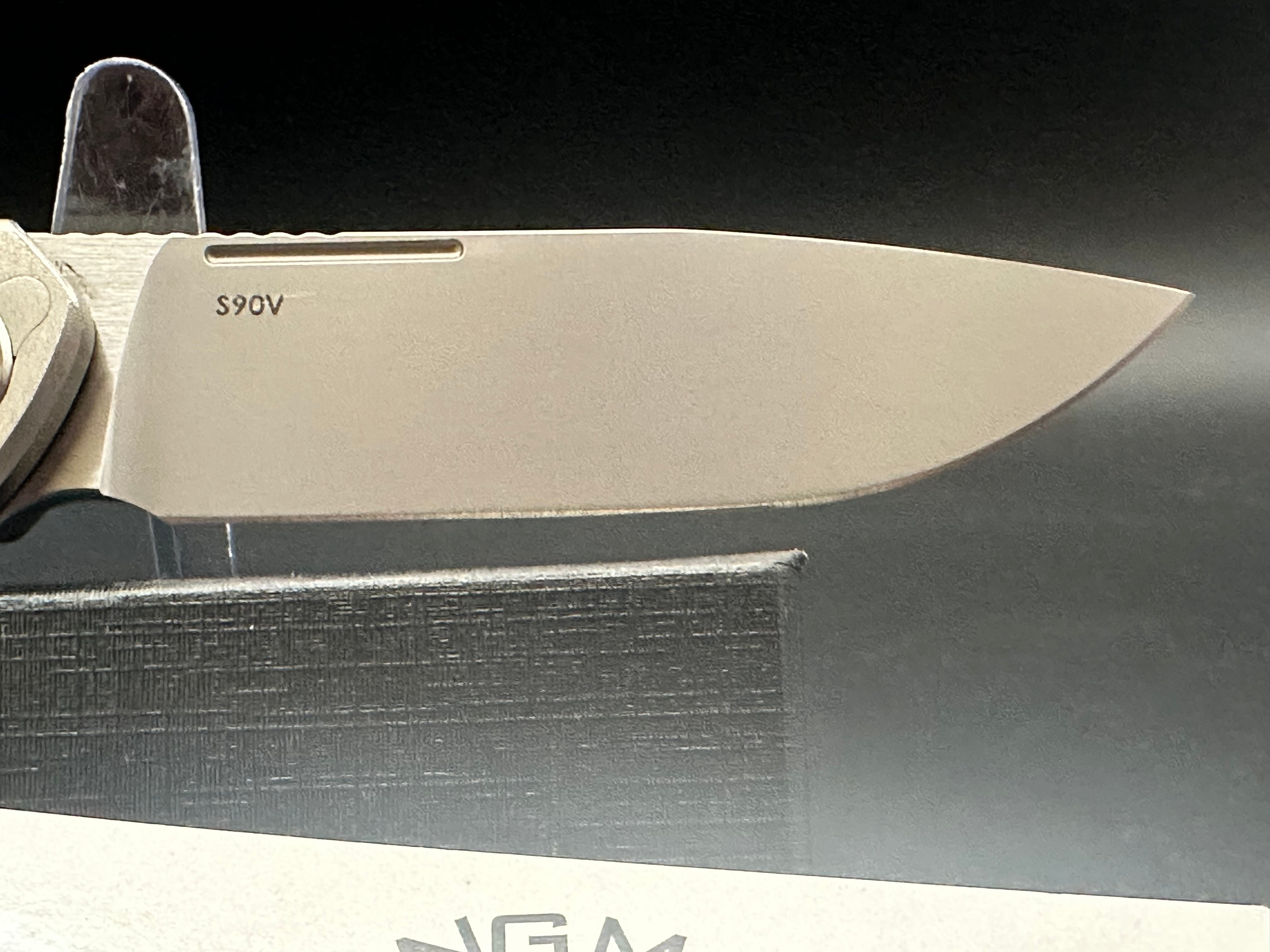 Liong Mah Design L-1 Frame Lock Knife Mars Valley Fat Carbon