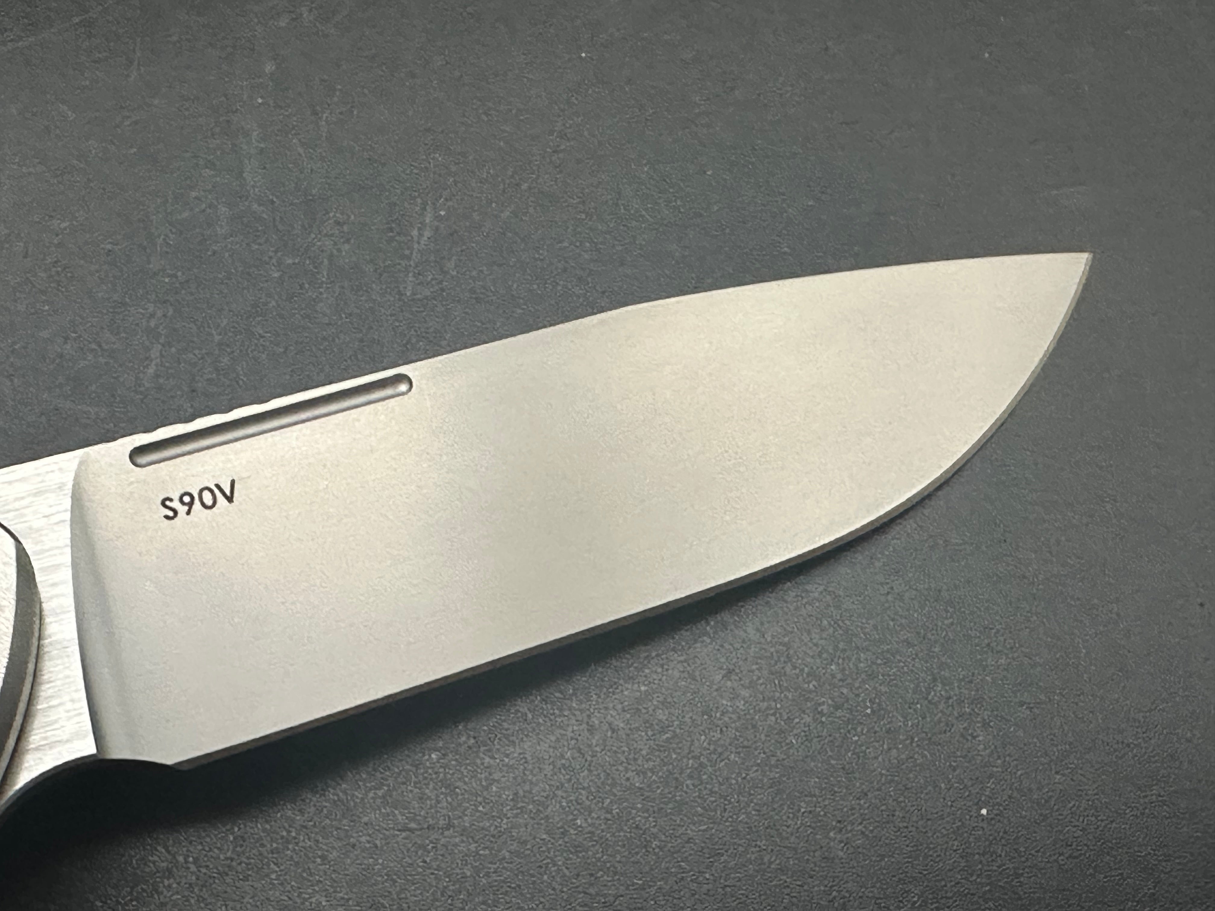 Liong Mah Design L-1 Frame Lock Knife Mars Valley Fat Carbon