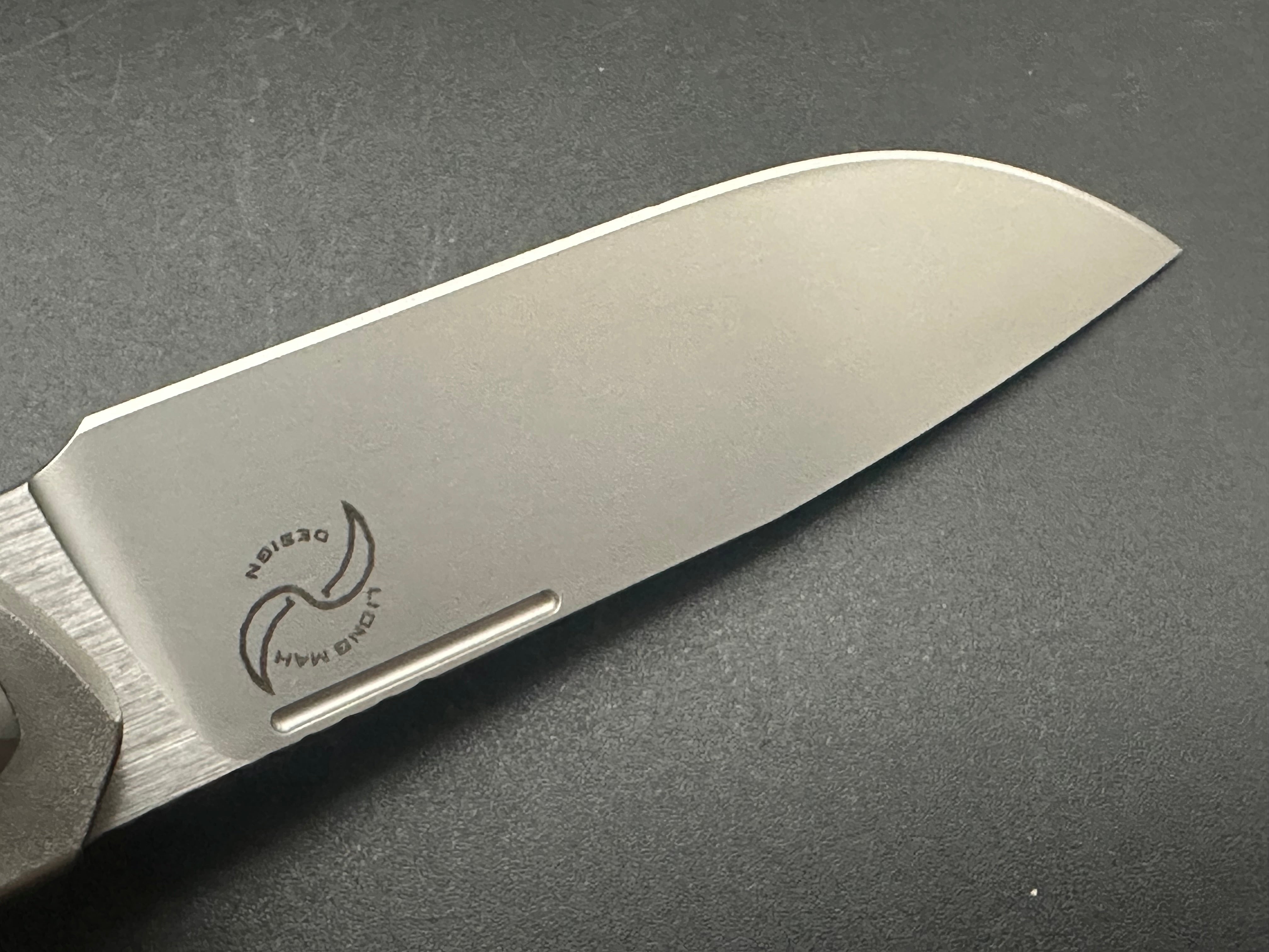 Liong Mah Design L-1 Frame Lock Knife Mars Valley Fat Carbon