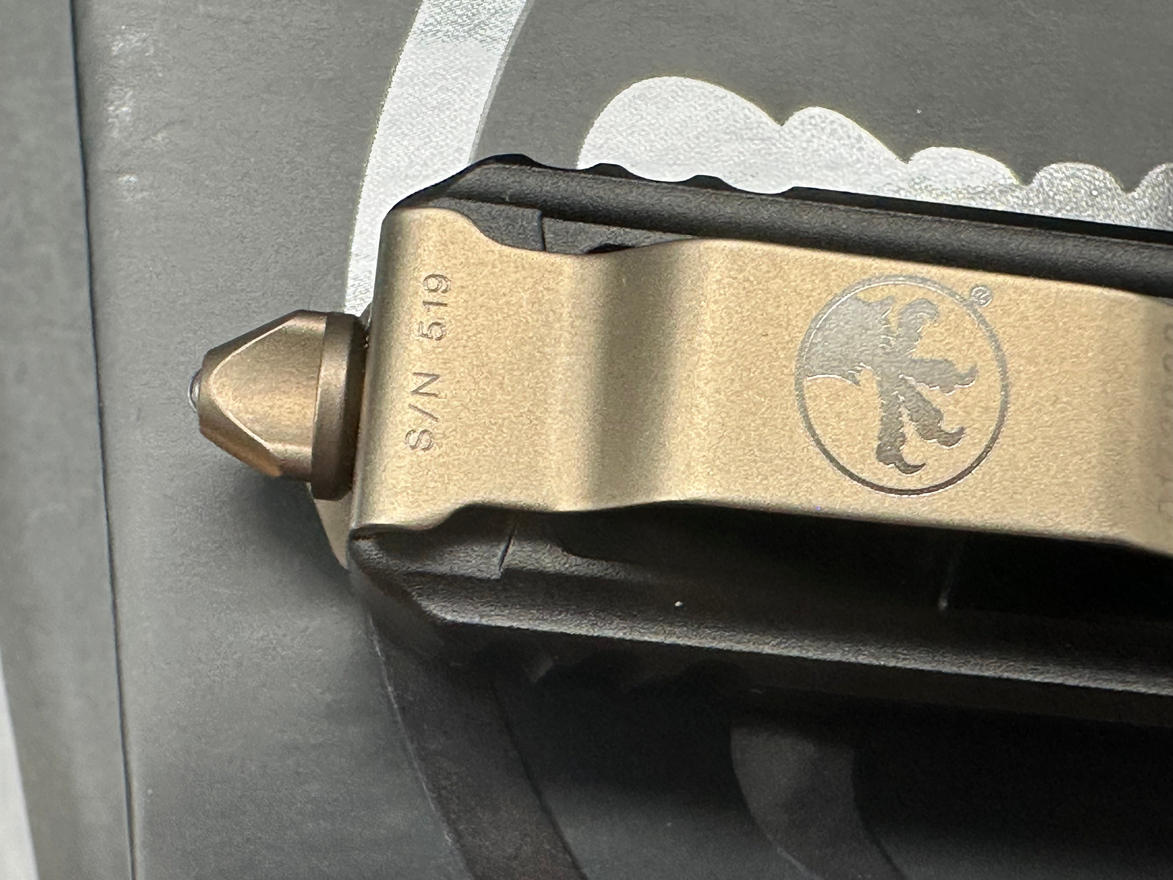 Microtech Ultratech 2 II D/E Signature Series Bronze Standard