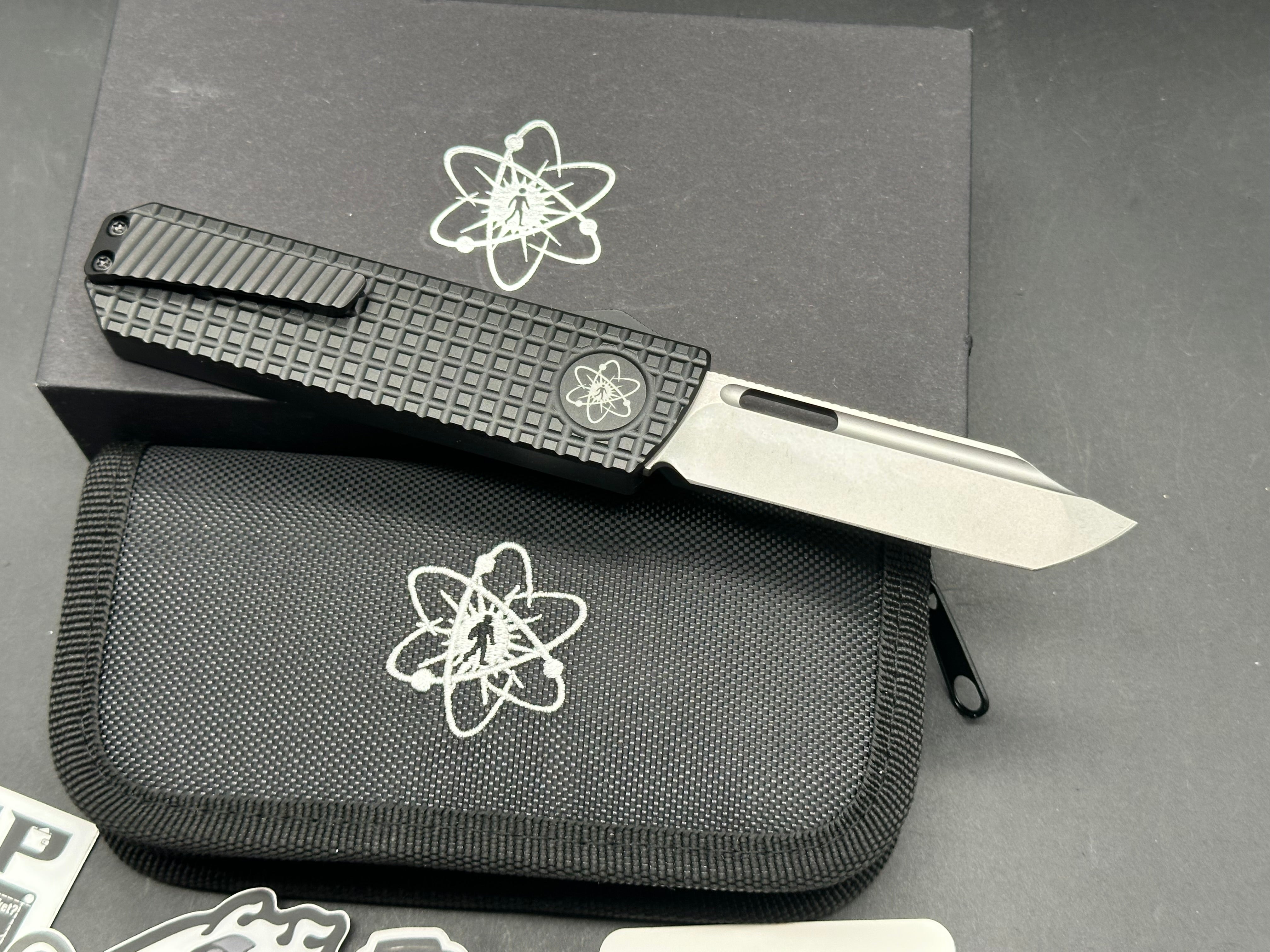 Emp EDC Pulse - Bowie blade - magnacut with stonewash - black handle