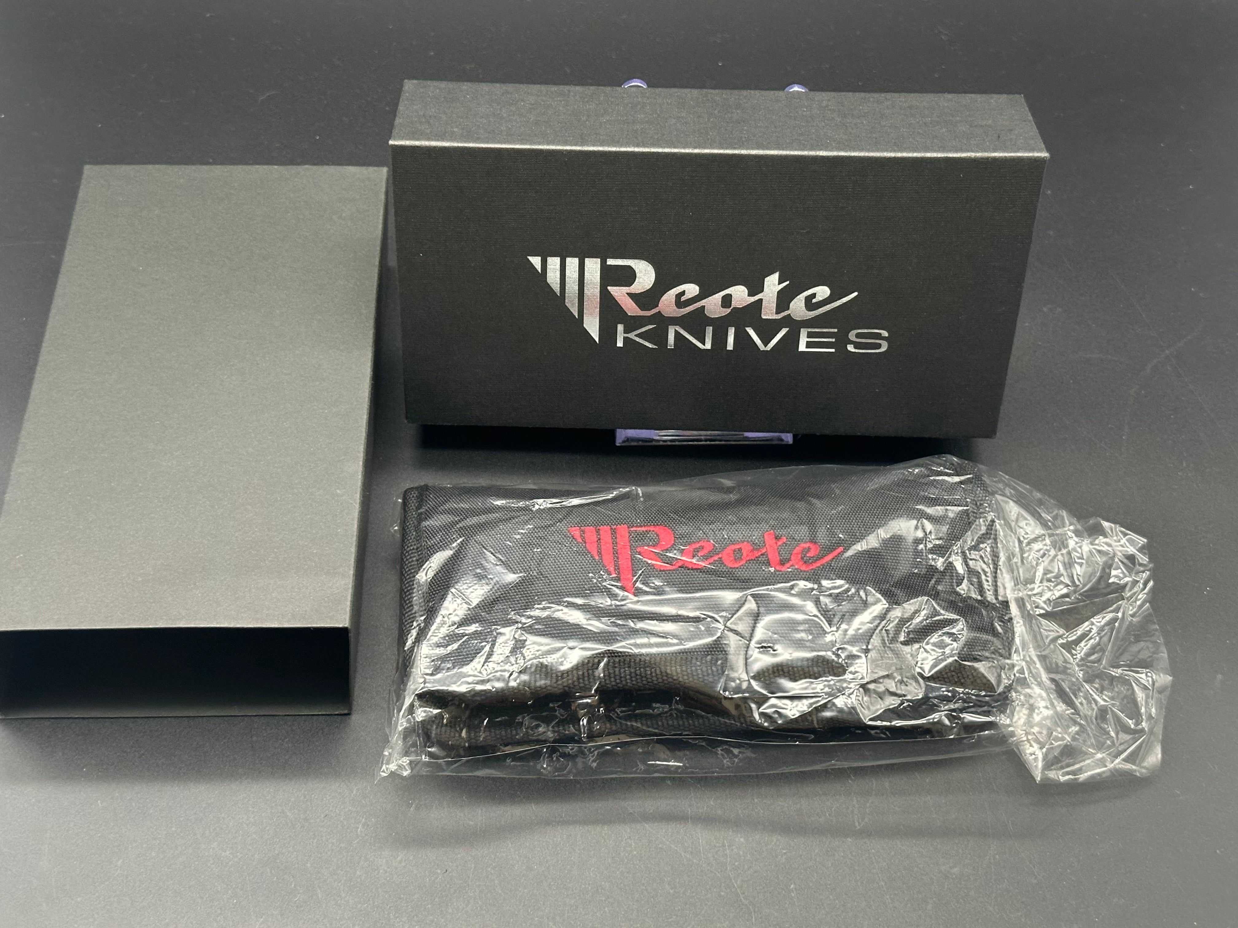 Reate Kirby Mini Crossroads Knife with M390 Blade, Titanium and Green Micarta Handle