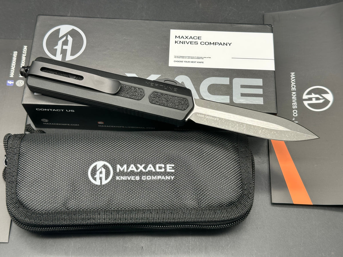 Maxace Neptune 2 OTF Zero Blade Play 10CR15COMOV