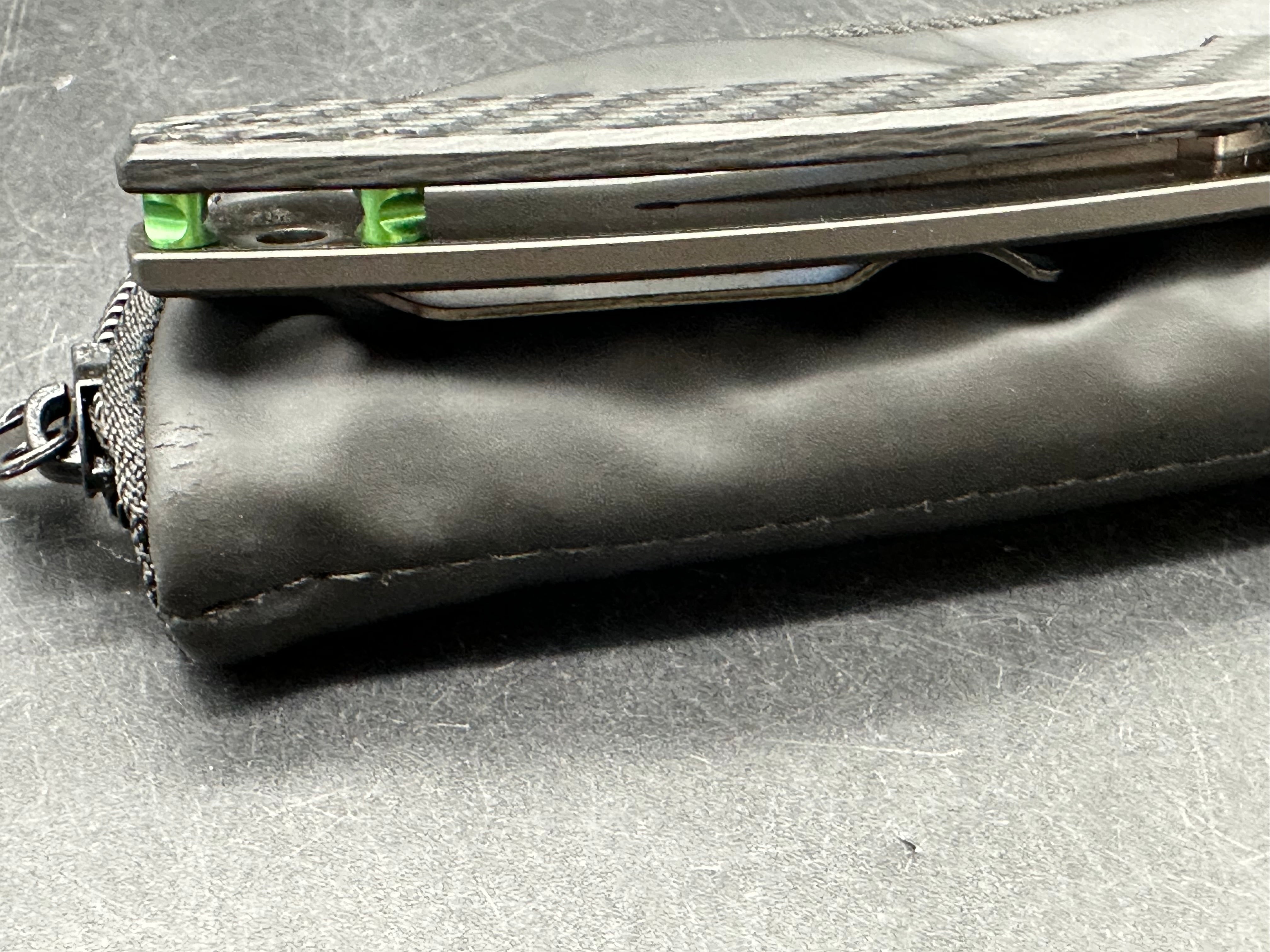 Zero Tolerance 0450CF Carbon Fiber/Titanium Handle, CPM-S35VN Black SW (3.25” DP) Blade