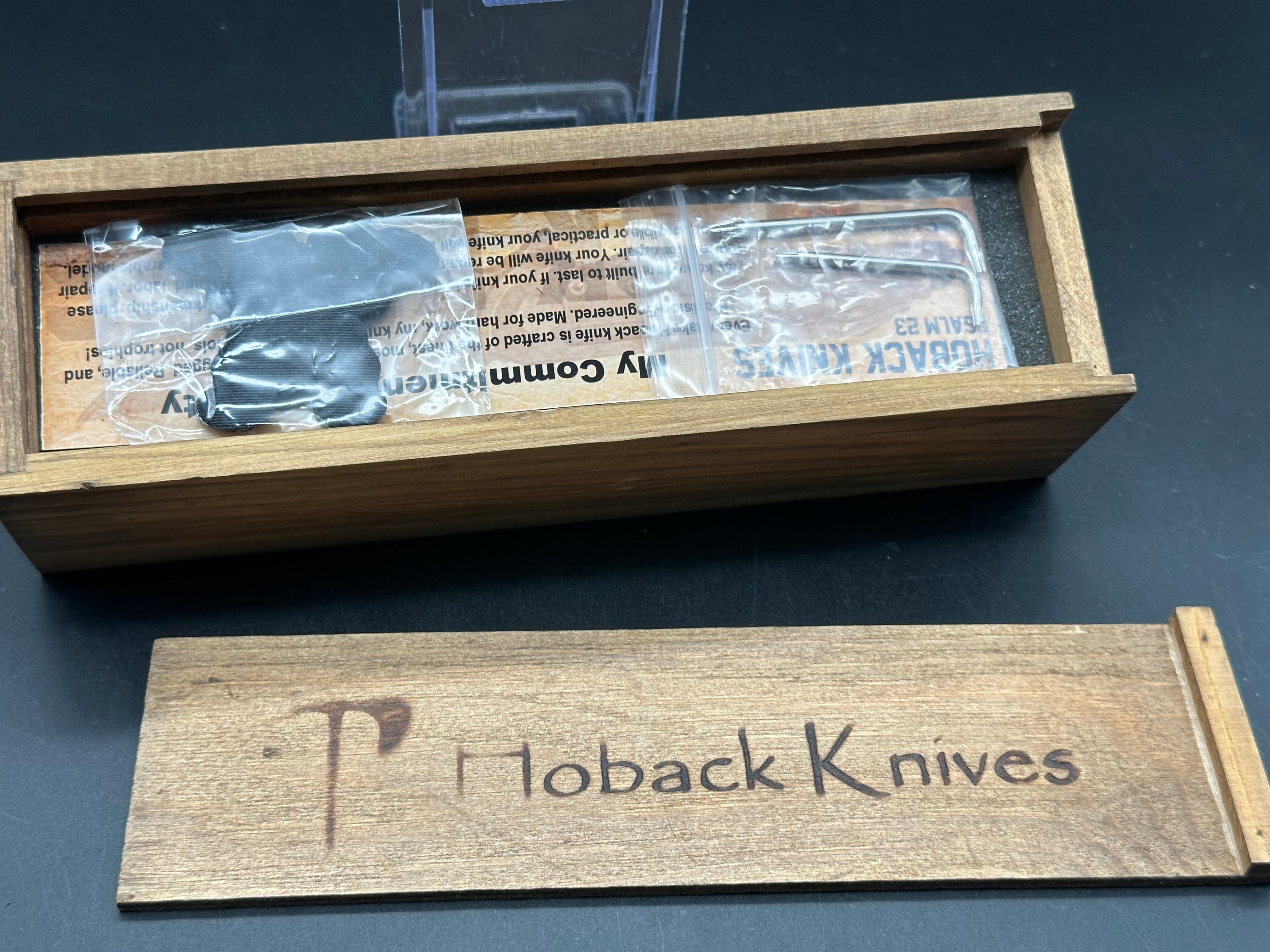 Jake Hoback Knives - Sumo/Black Milled Ti Handle + Purple Hardware/Wharncliffe/Satin Bohler M390