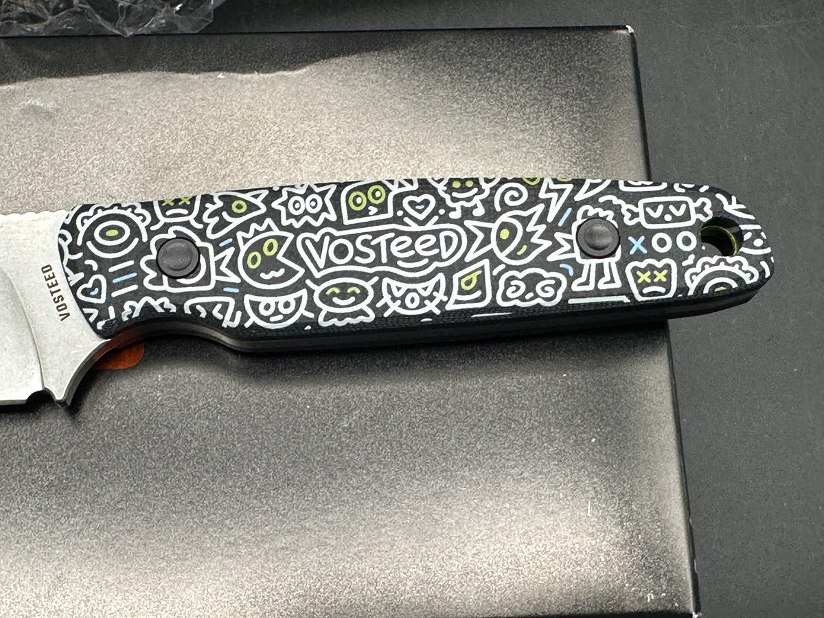 Vosteed Mink - Fixed Blade Knife (3.33" AEB-L Blade & G10 Handle) - AMAZON & TIKTOK EXCLUSIVE