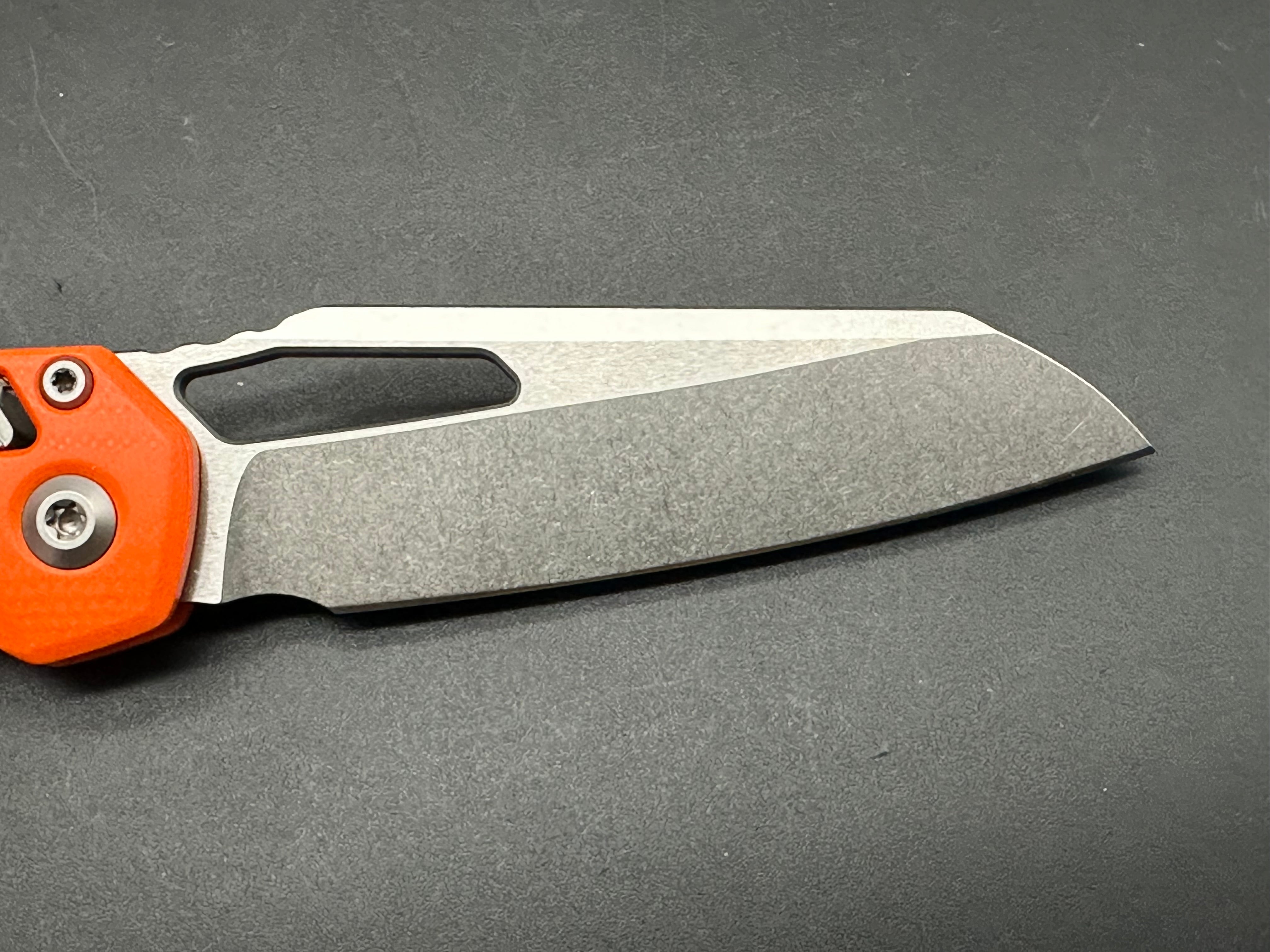 Microtech Standard Issue MSI Ram-Lok Knife Orange G-10
