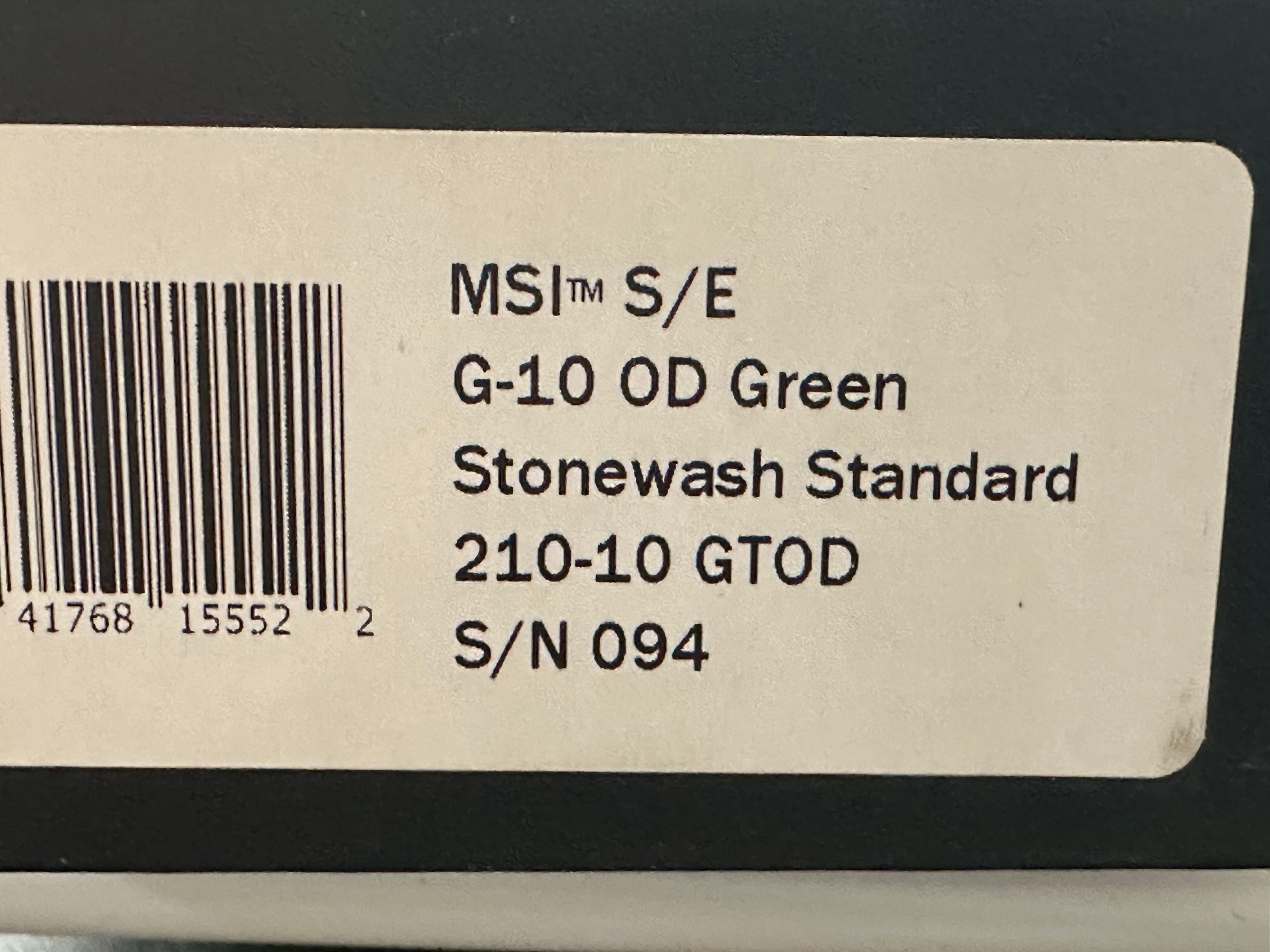 Microtech Standard Issue MSI RAM-LOK Knife | OD Green G10