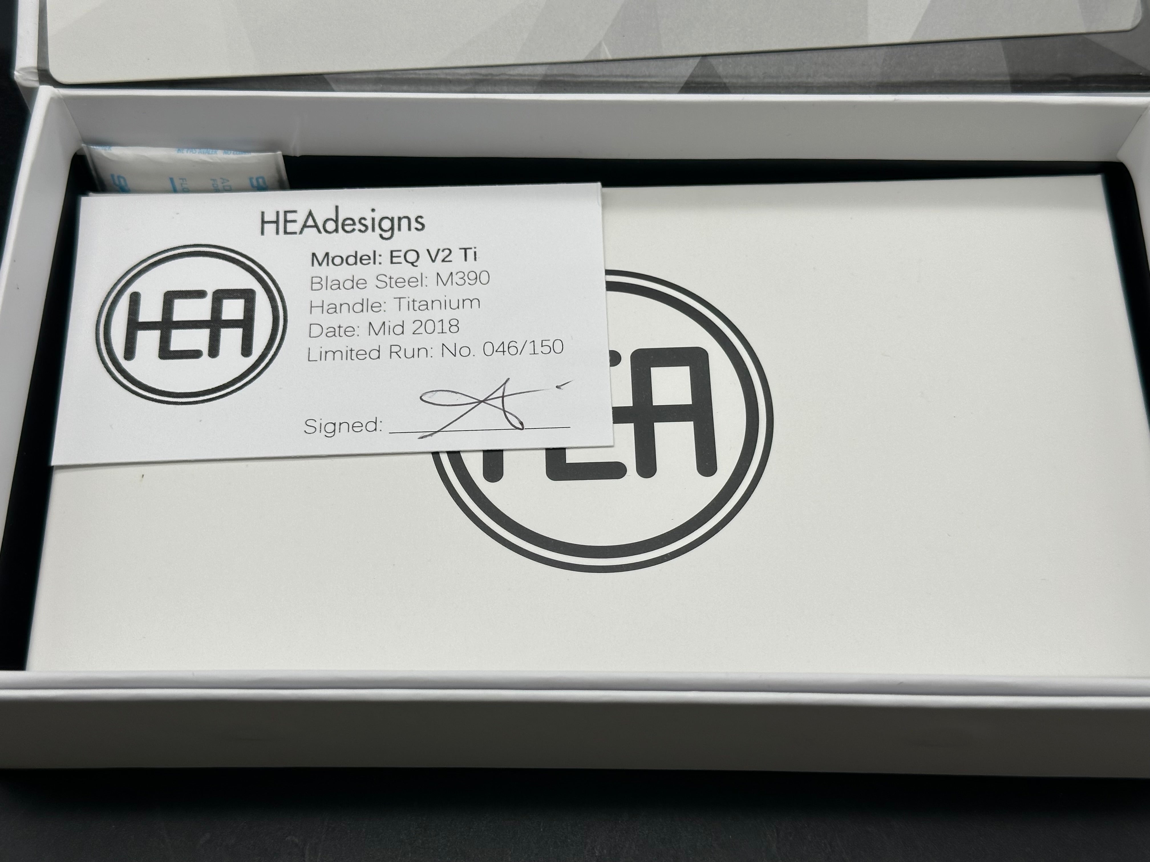 HEA Designs Equilibrium V2 Titanium