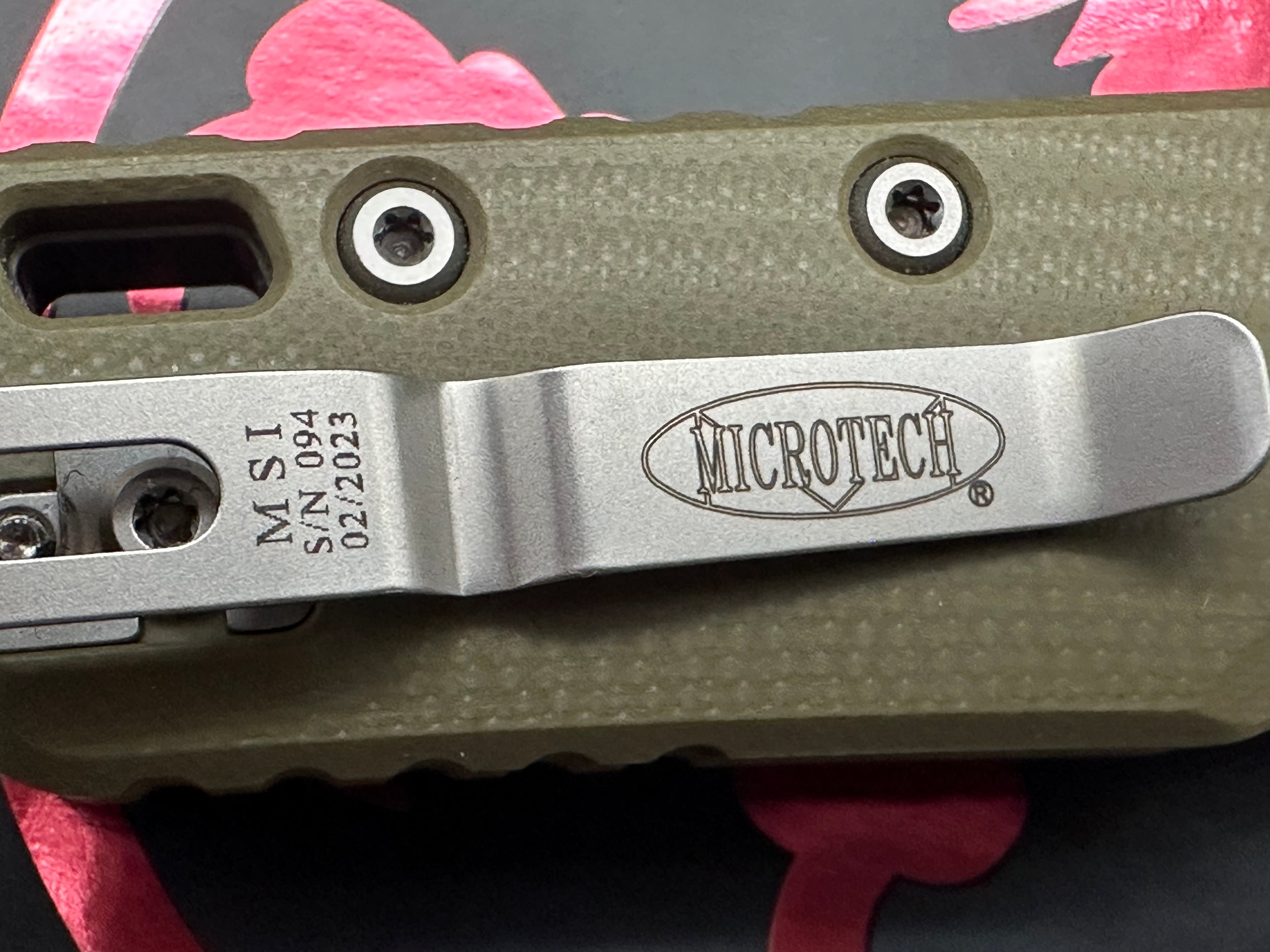 Microtech Standard Issue MSI RAM-LOK Knife | OD Green G10