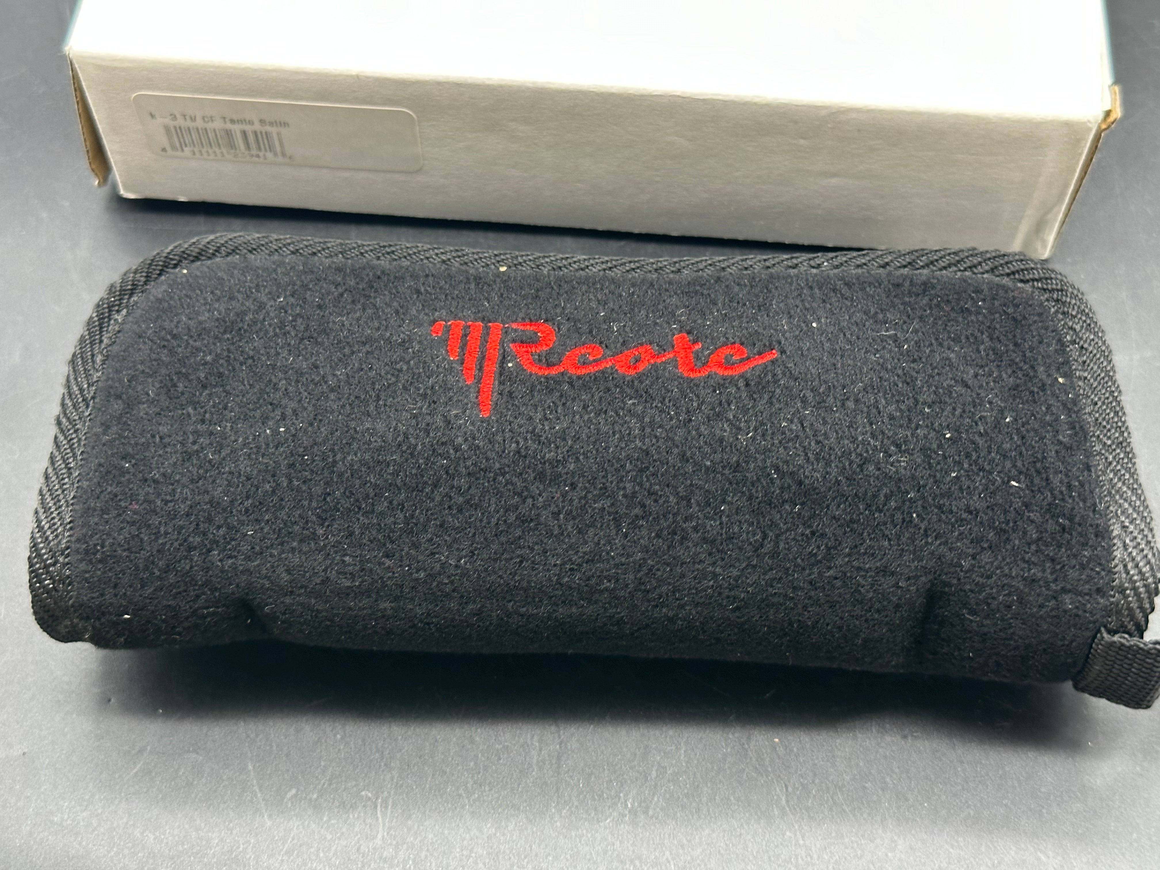 Reate K3: 3.75 inch satin finish drop point CTS-204 blade