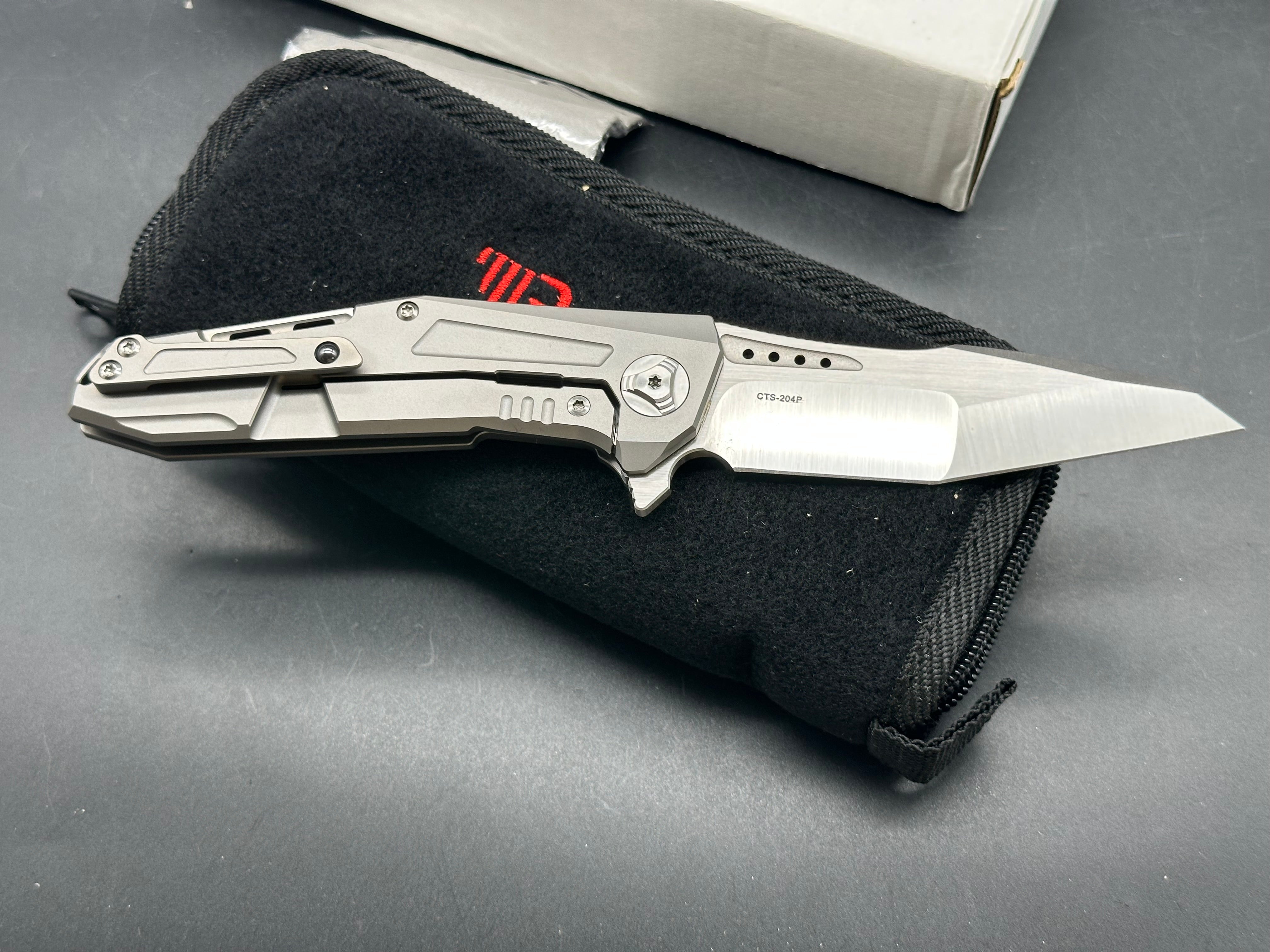 Reate K3: 3.75 inch satin finish drop point CTS-204 blade