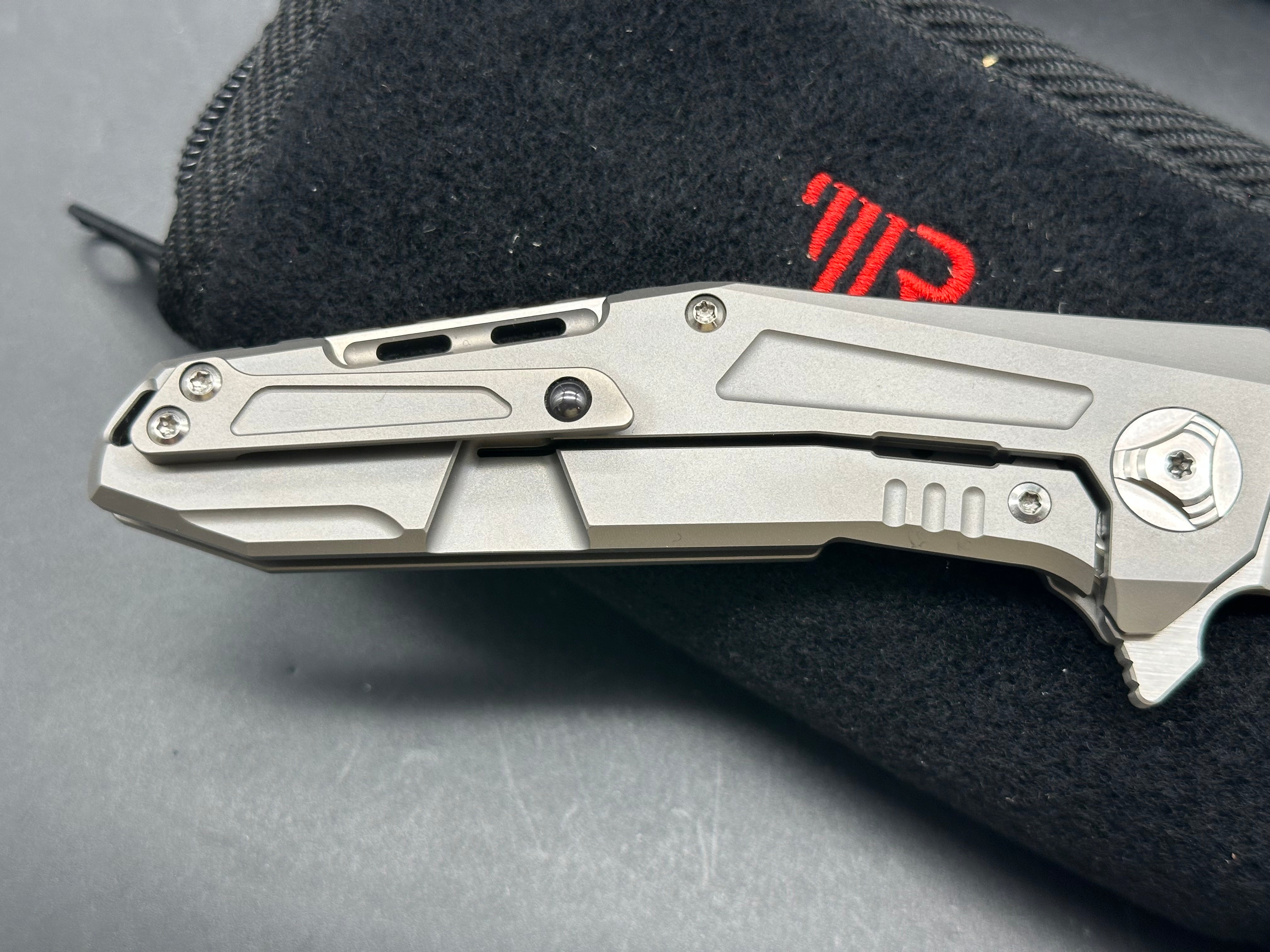 Reate K3: 3.75 inch satin finish drop point CTS-204 blade