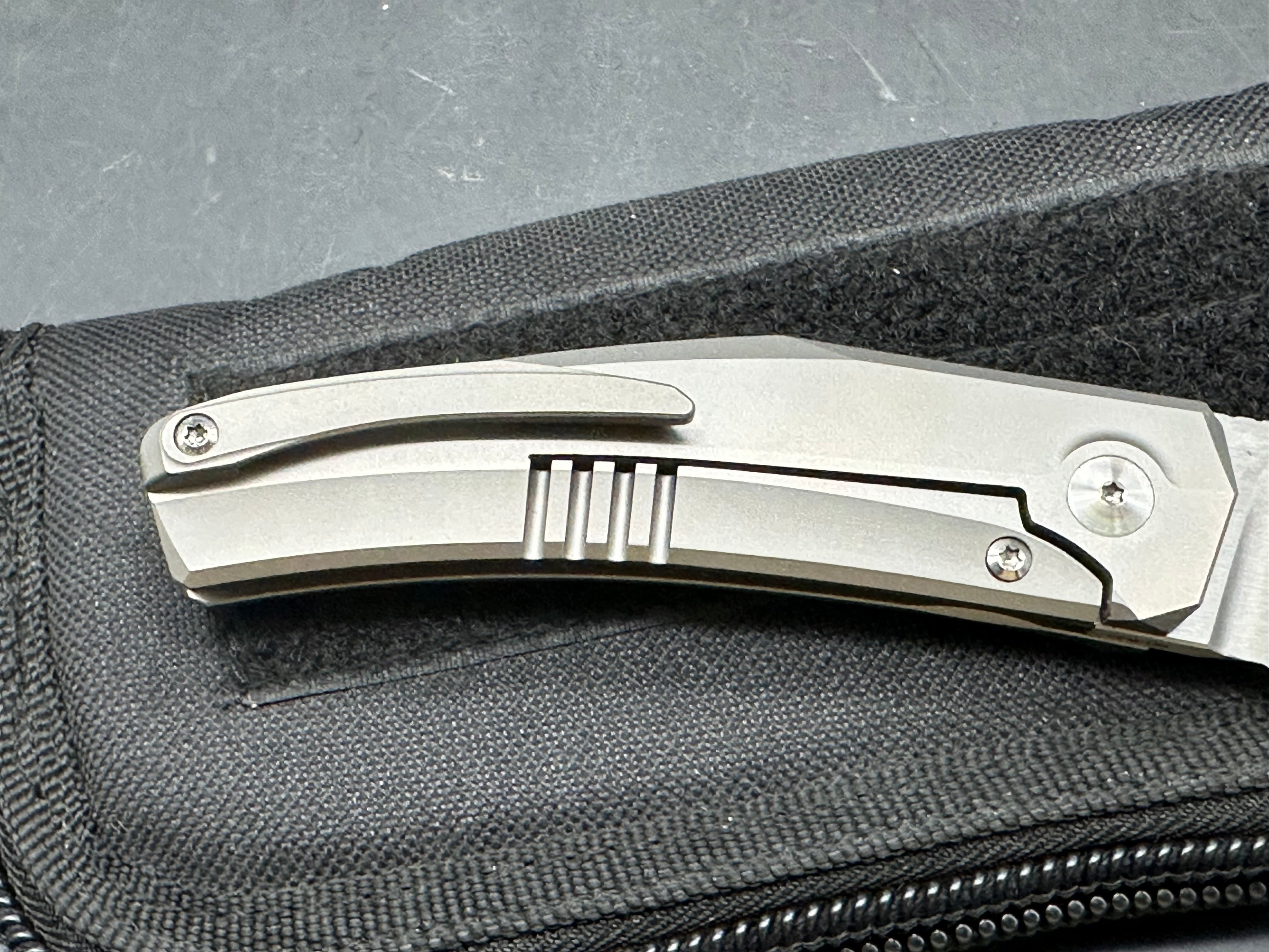 Reate Krypton V2: Lee Williams and Tashi Bharucha design 3 inch CPM-154 clip point, drop point blade