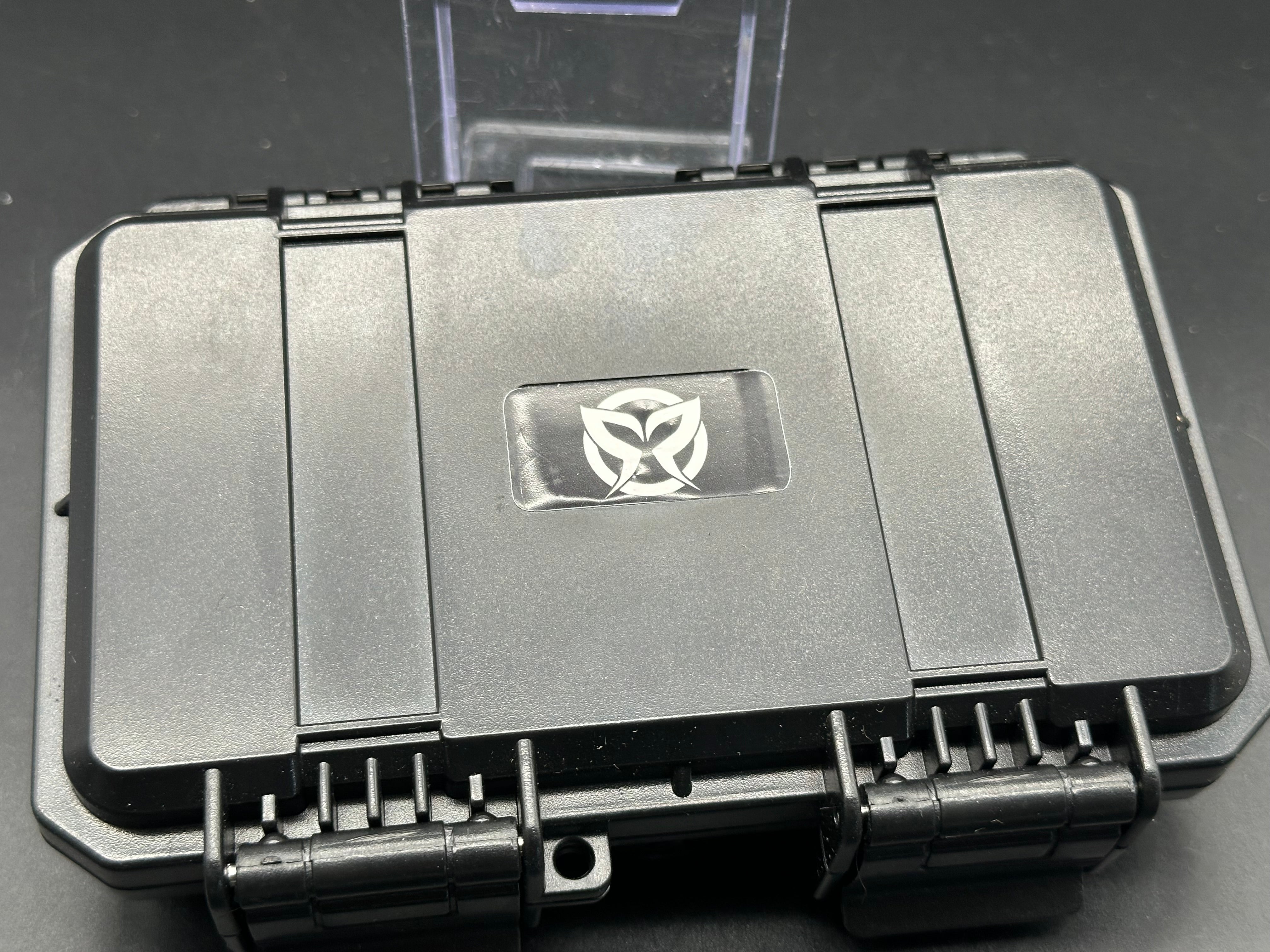 PMP Knives - Alpha Beast/Blue Ti Handle + Custom Lightening Ano Clip/Clip Point Tanto/Satin Magnacut