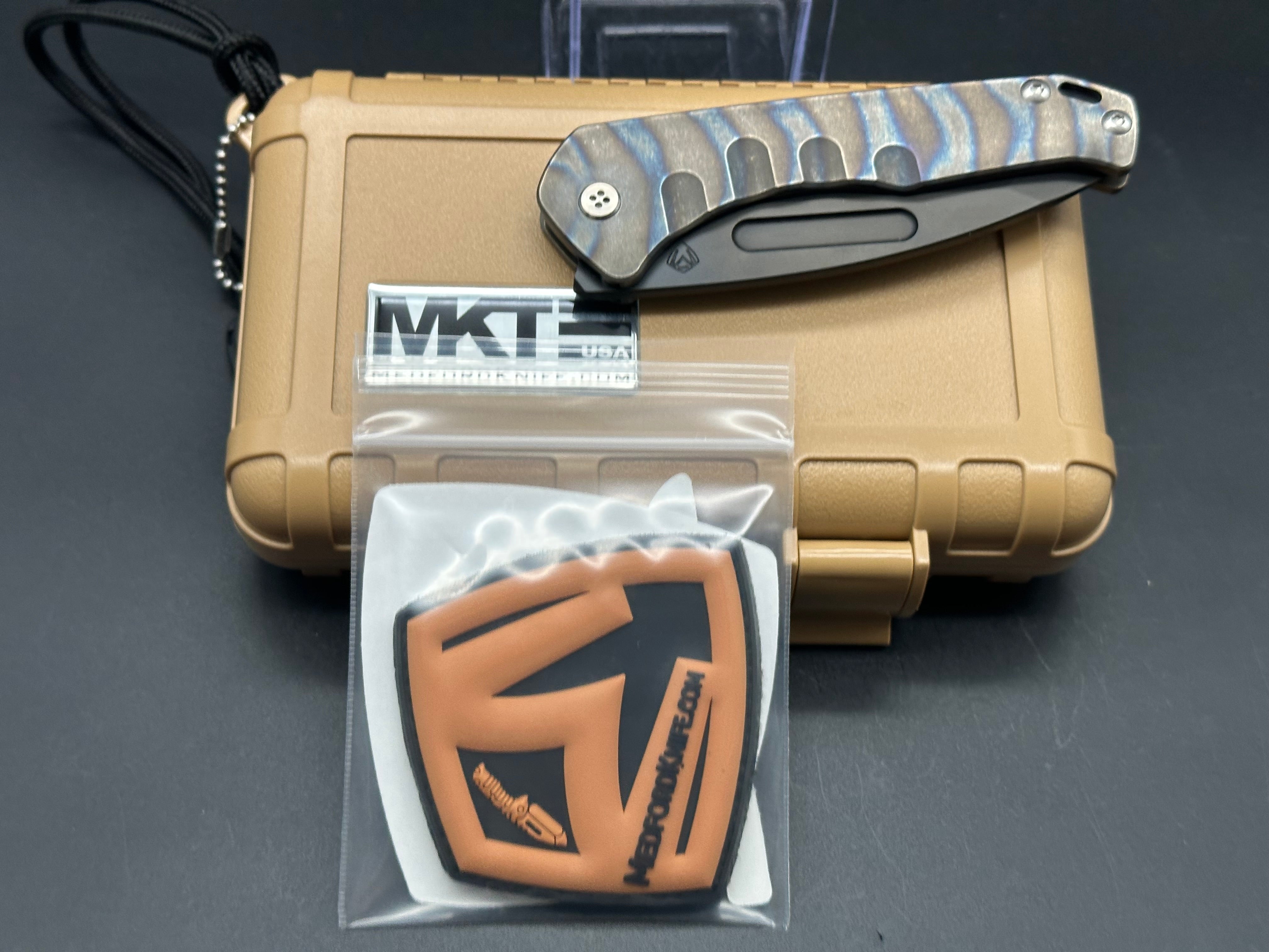 Medford Praetorian Slim flamed titanium bronze ano PVD S35VN