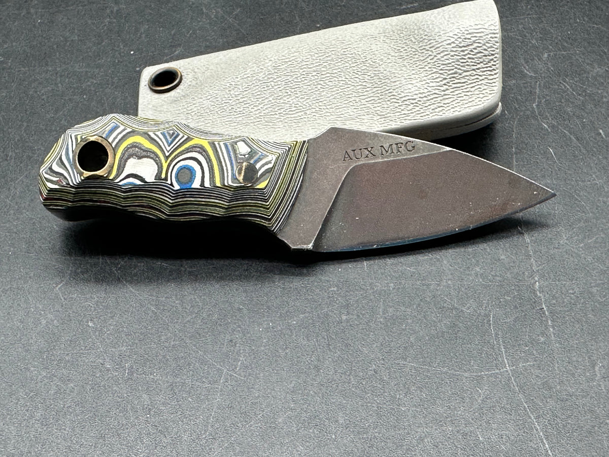 Auxiliary Manufacturing "Pocket Lint" fixed blade knife /AEB-L steel