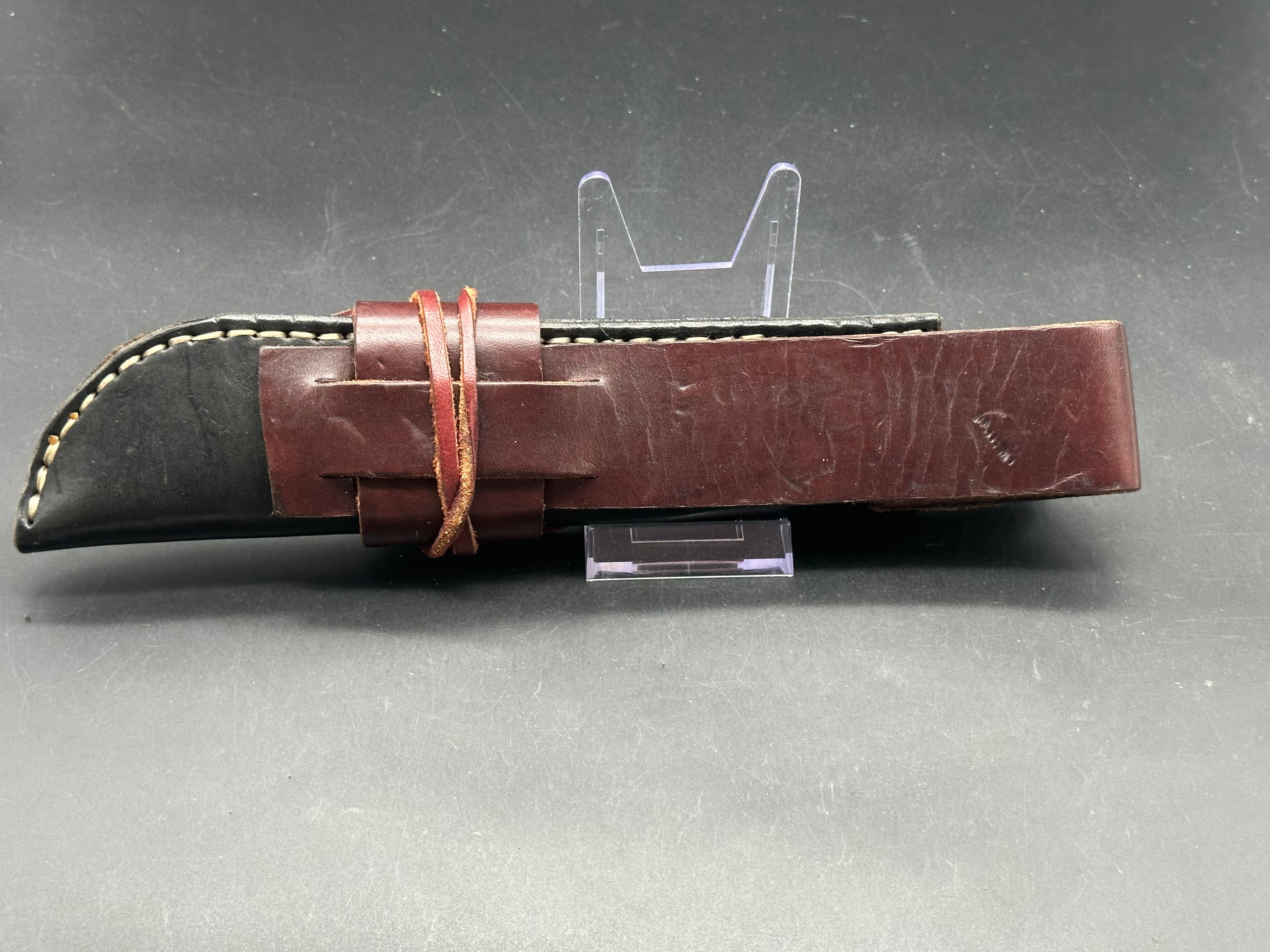 Rob Patton Custom Fighter mammoth ivory grip withDamascus butt cap