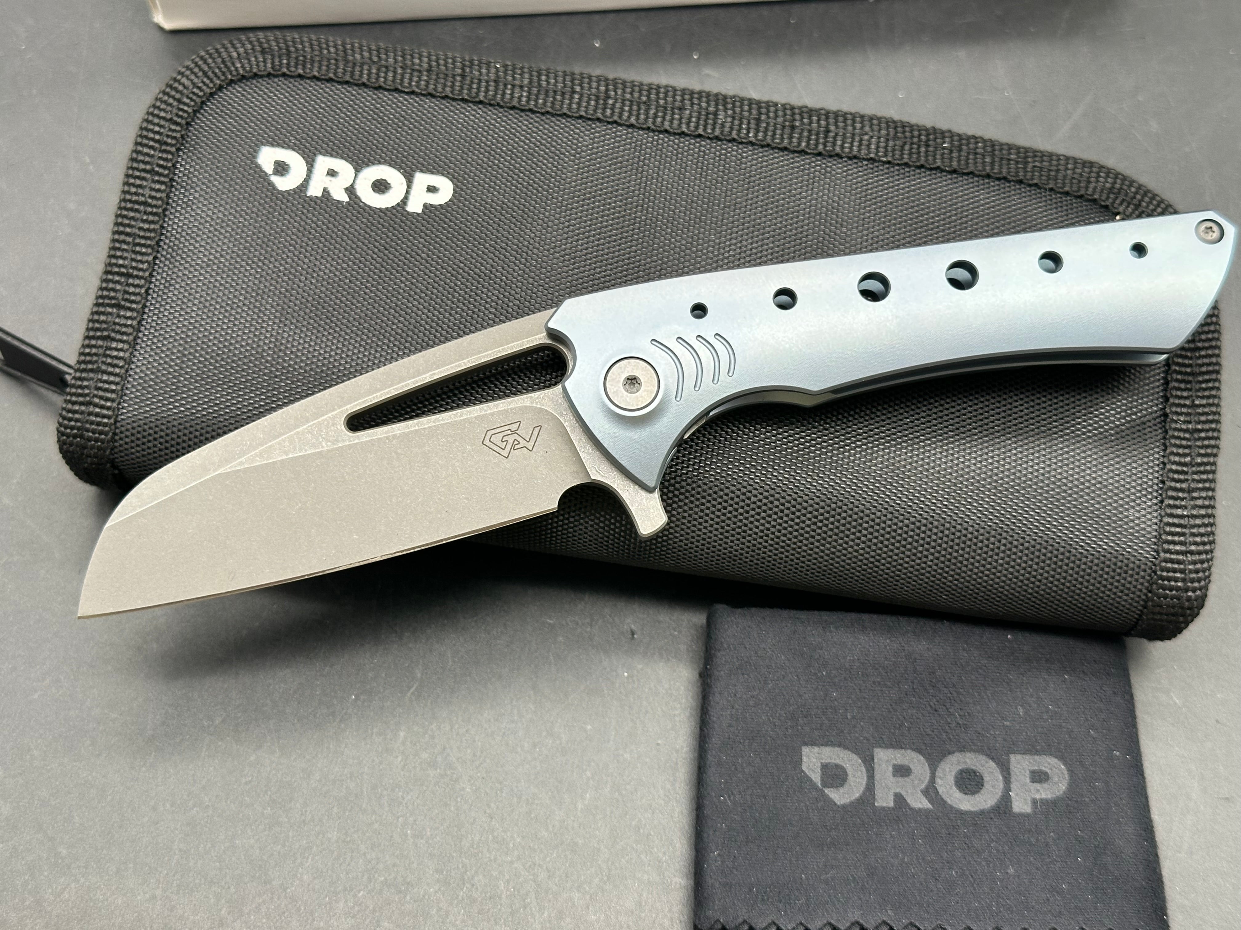 Drop/Gavko Nurse Ocean: 3 inch tumble finish, drop point CPM-35VN blade