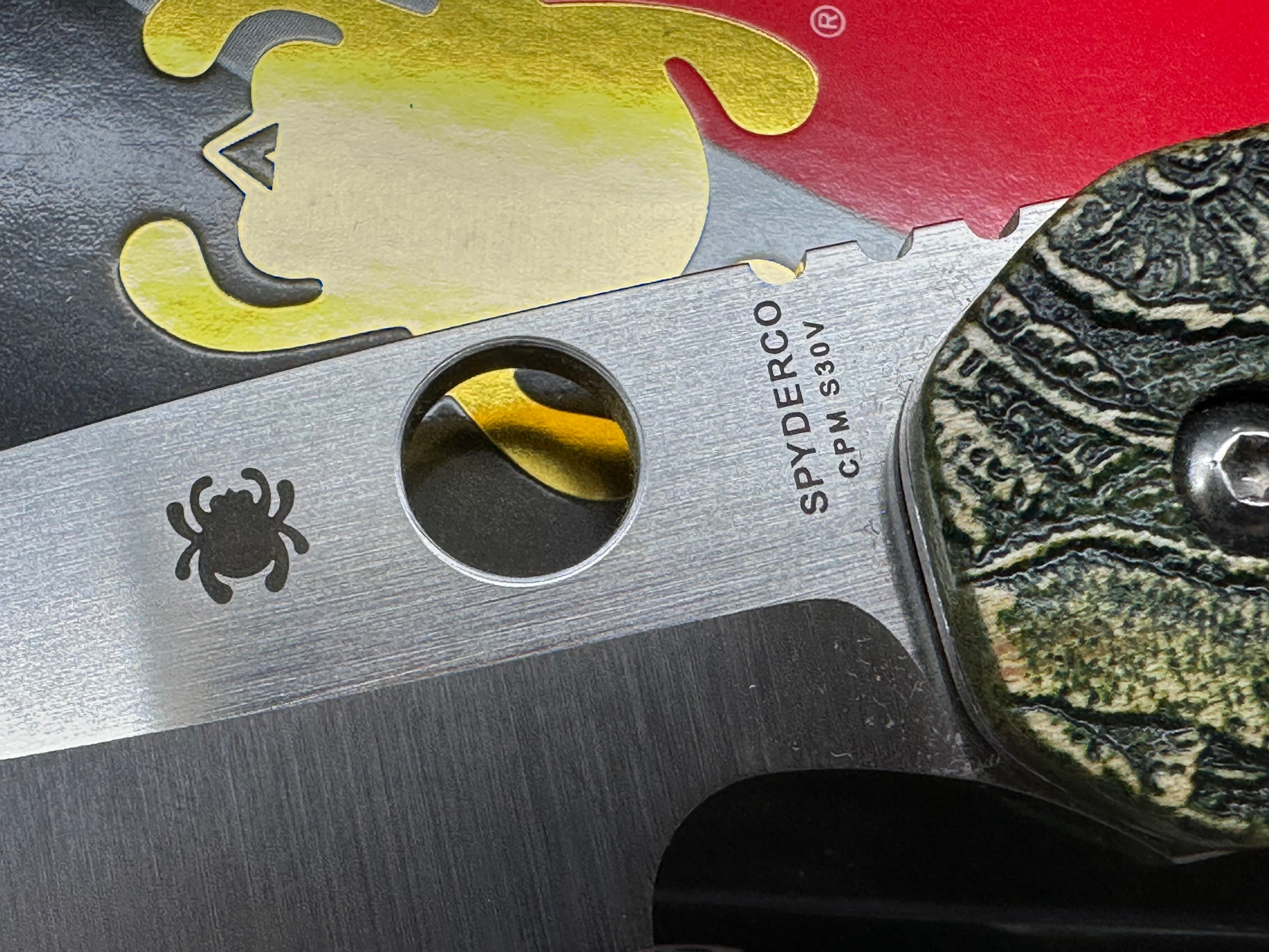 Spyderco Smock with custom wood scales