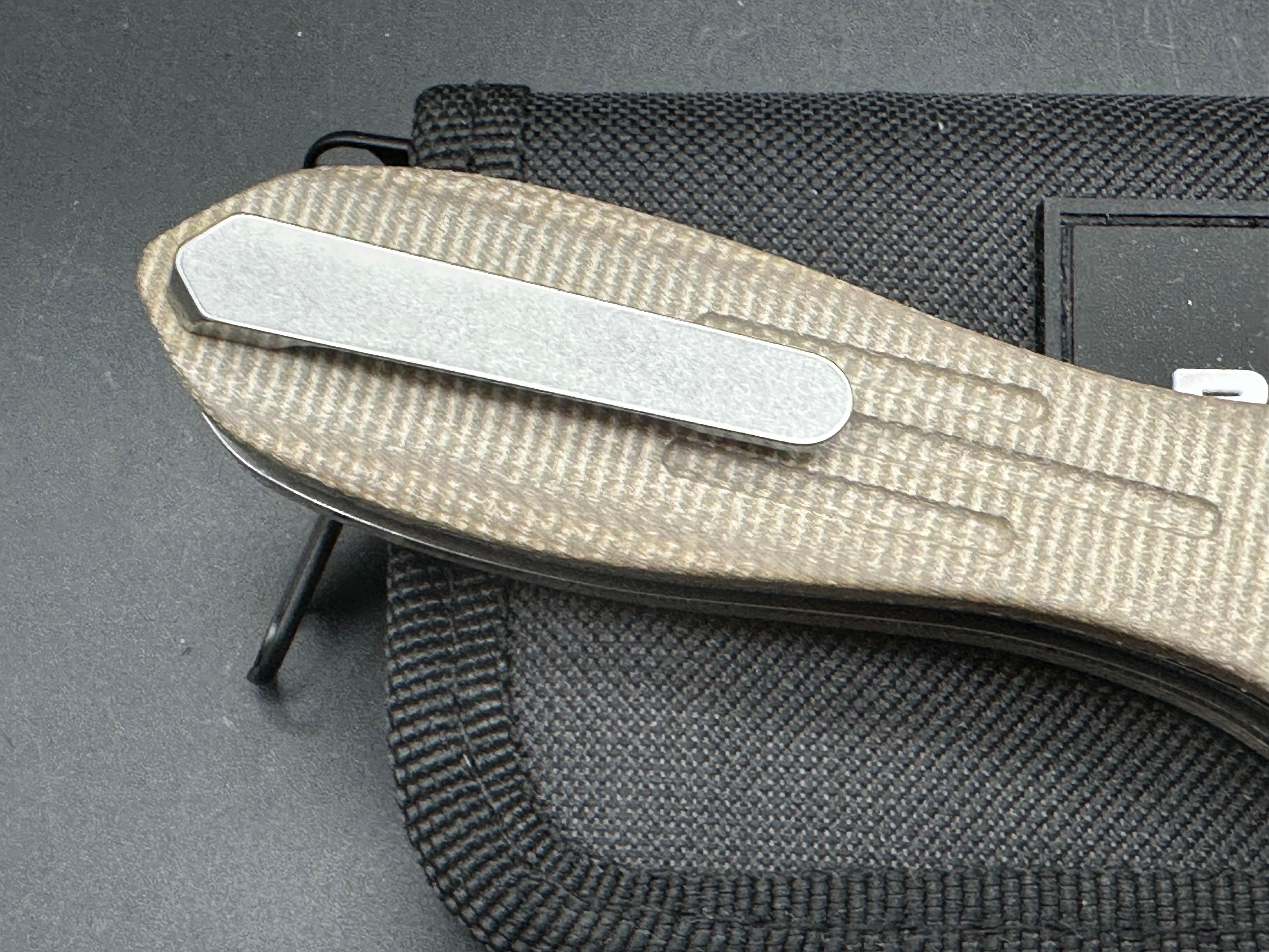 Boker Atropos Liner Lock Knife Tan Micarta (4.1" Satin)