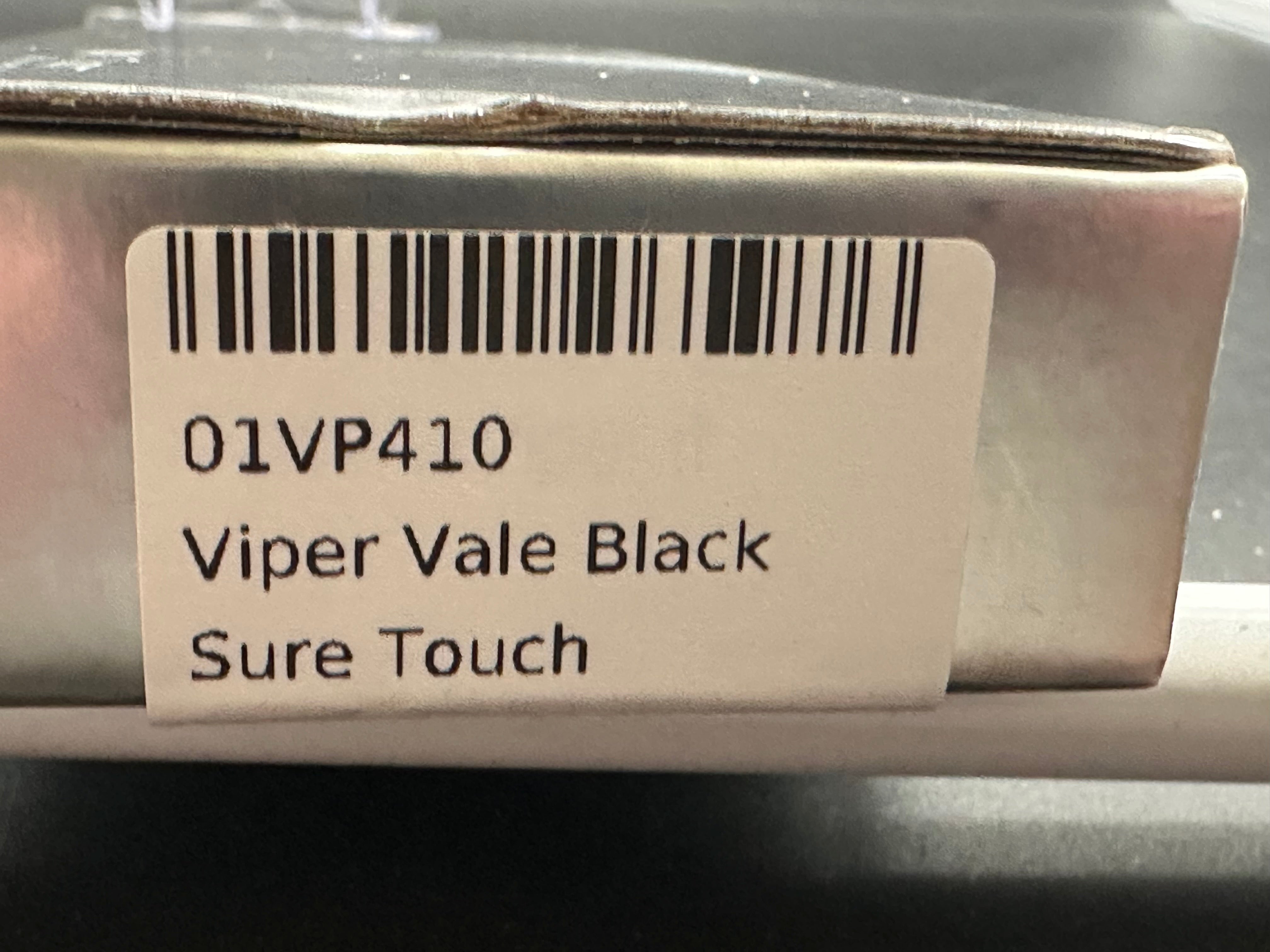 Viper Knives Vale MagnaCut Liner Lock Knife Black SureTouch (3" Stonewash)