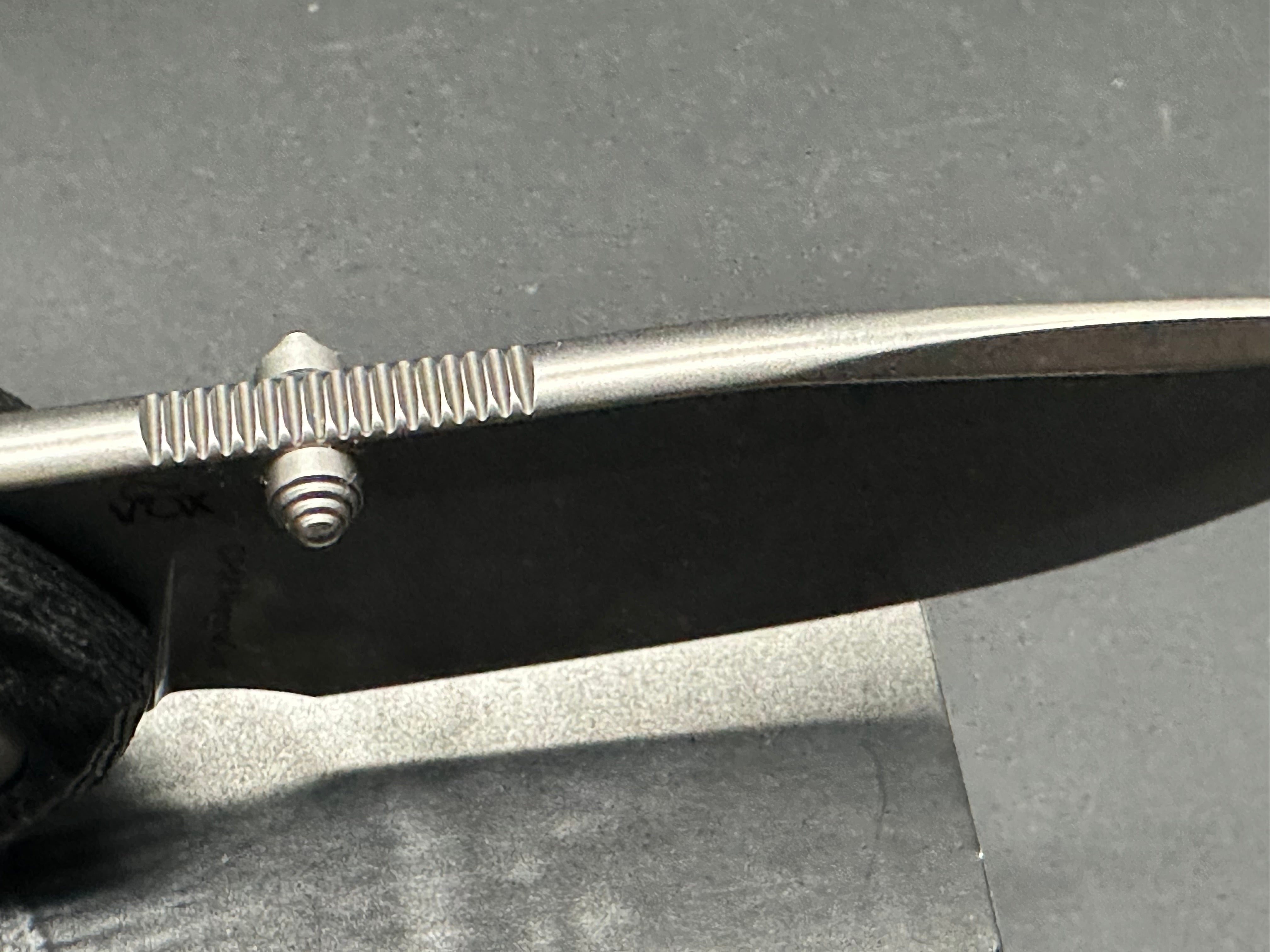 Viper Knives Vale MagnaCut Liner Lock Knife Black SureTouch (3" Stonewash)