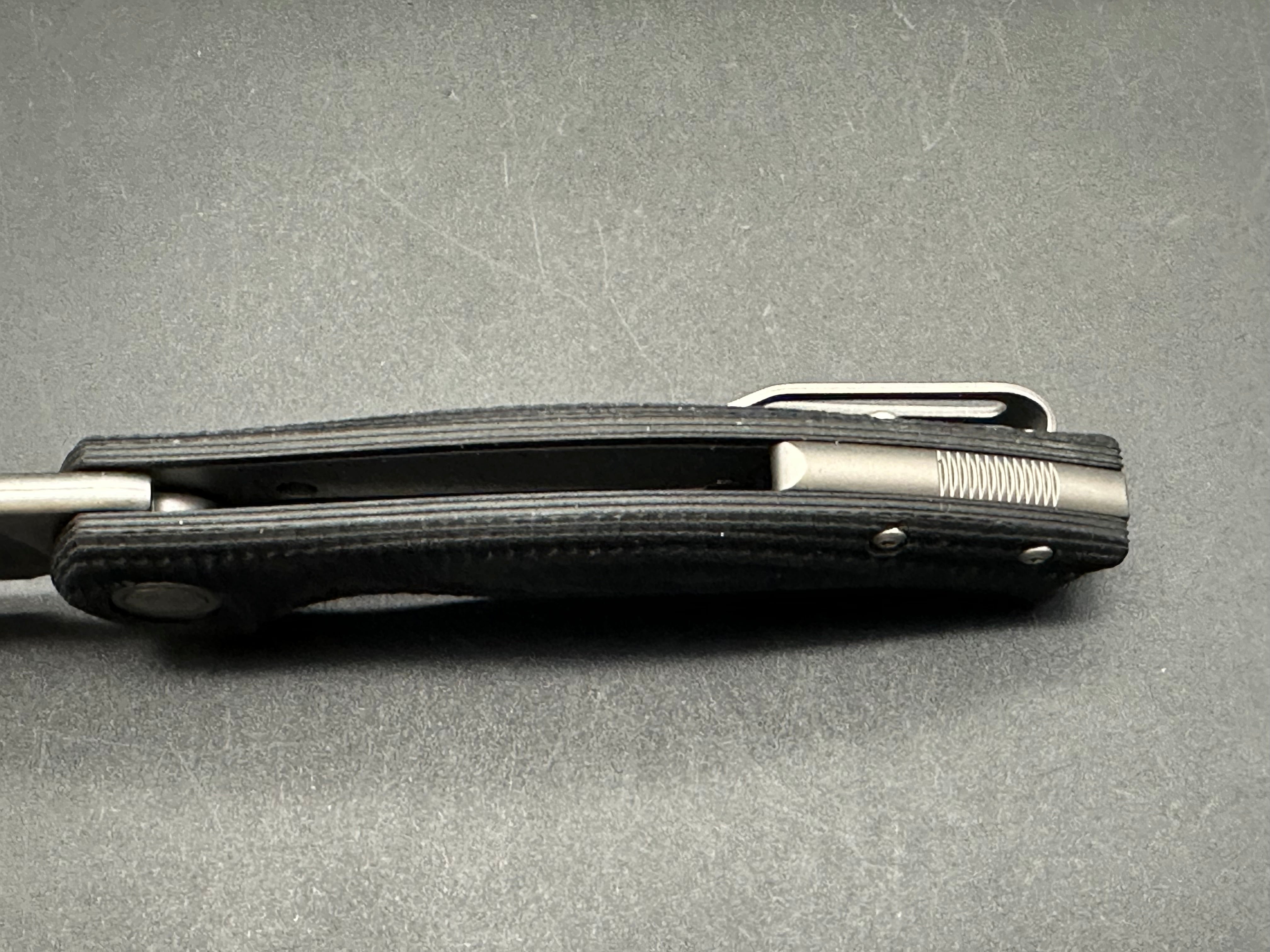 Viper Knives Vale MagnaCut Liner Lock Knife Black SureTouch (3" Stonewash)