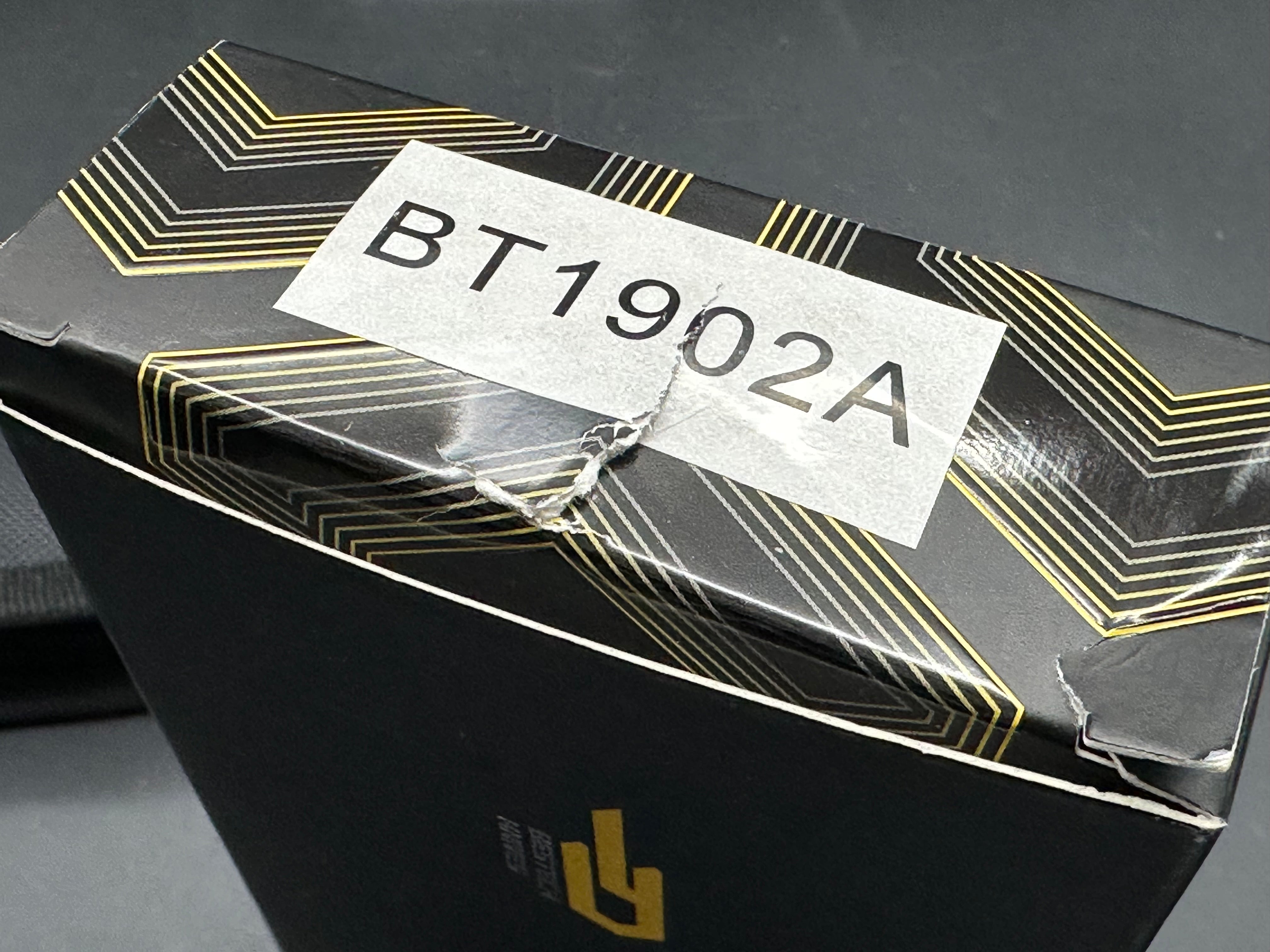 Bestech + TKT - Malware/Gray Titanium Handle + Custom "Lightning Ano" Backspacer & Clip