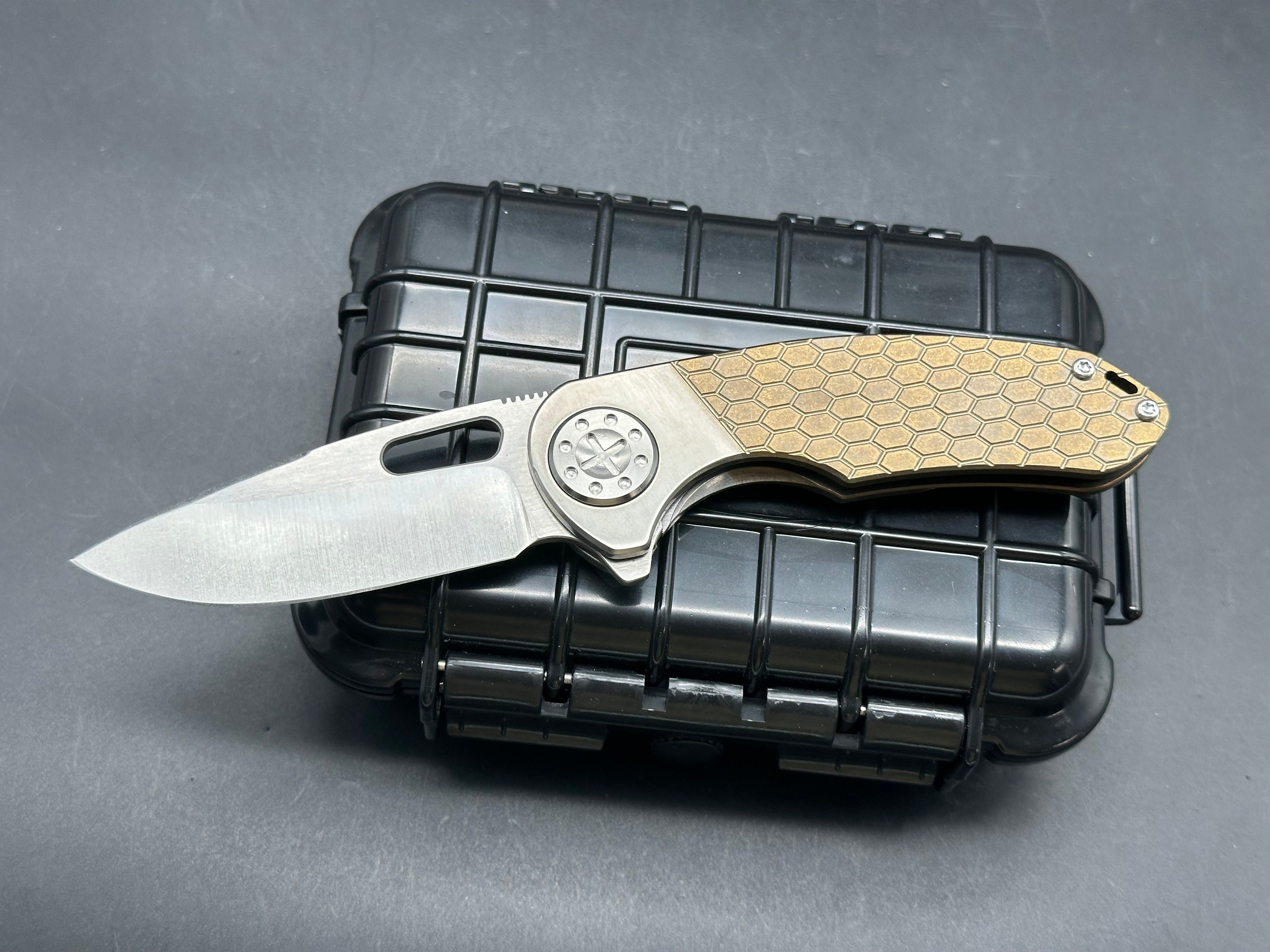 Curtiss Custom Knives Medium F3 Slicer Slim HX. S45VN blade