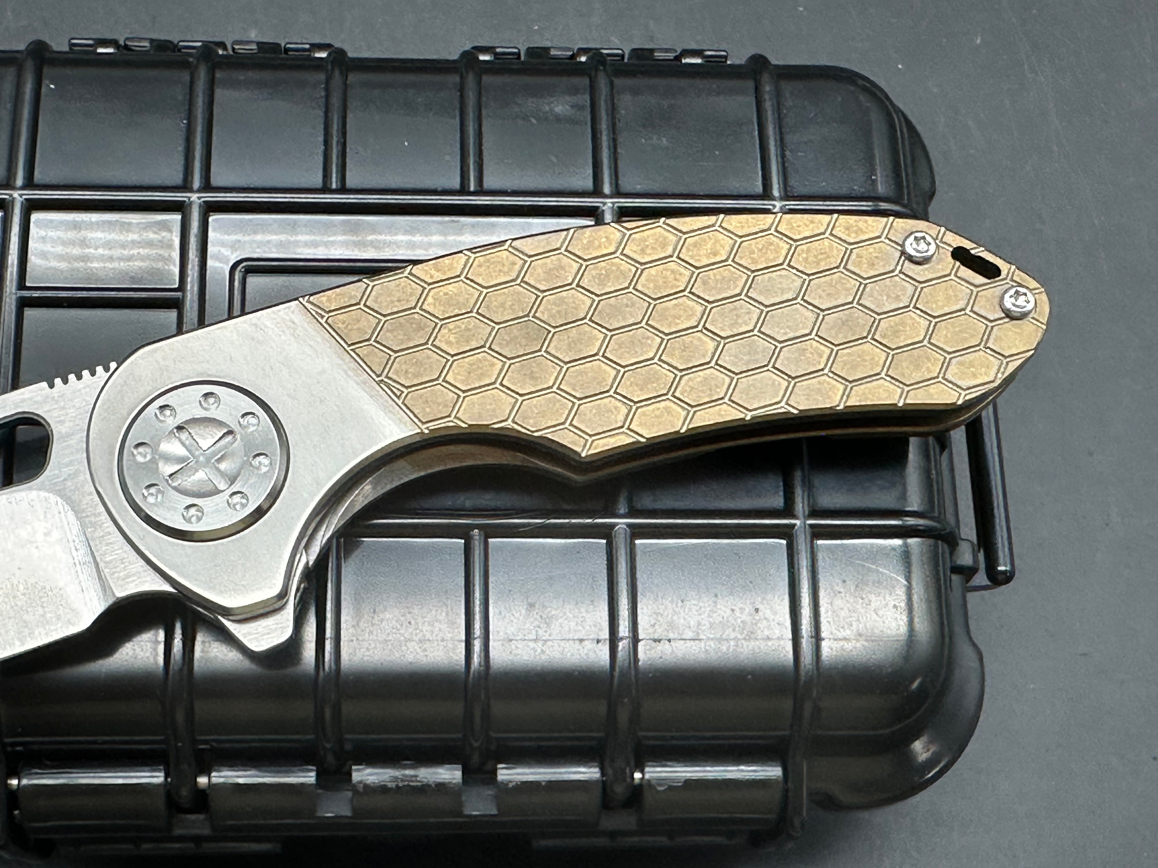 Curtiss Custom Knives Medium F3 Slicer Slim HX. S45VN blade