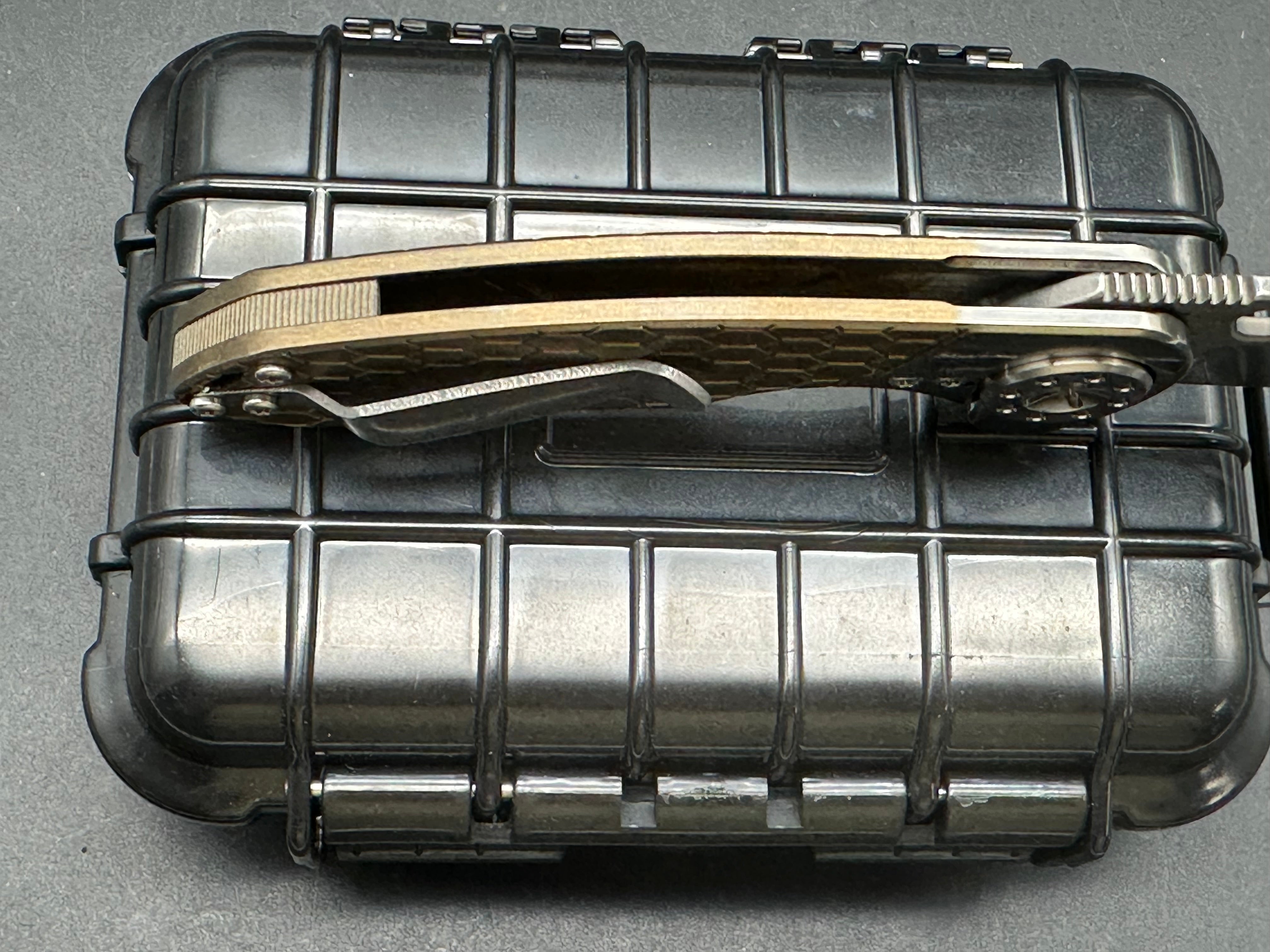 Curtiss Custom Knives Medium F3 Slicer Slim HX. S45VN blade