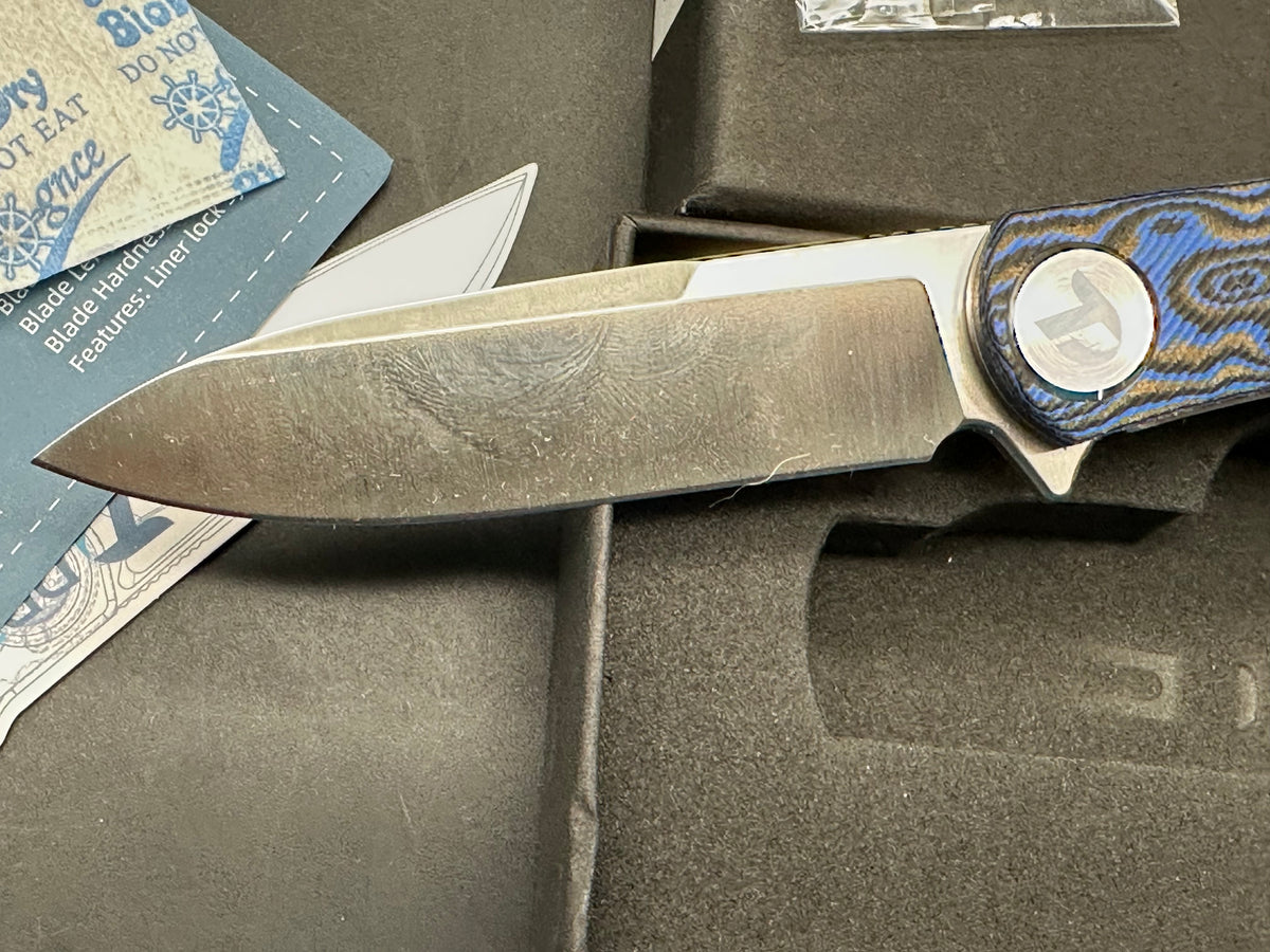 DREAMTECH Knife Folding Knife Micarta Handle D2 Blade Knife