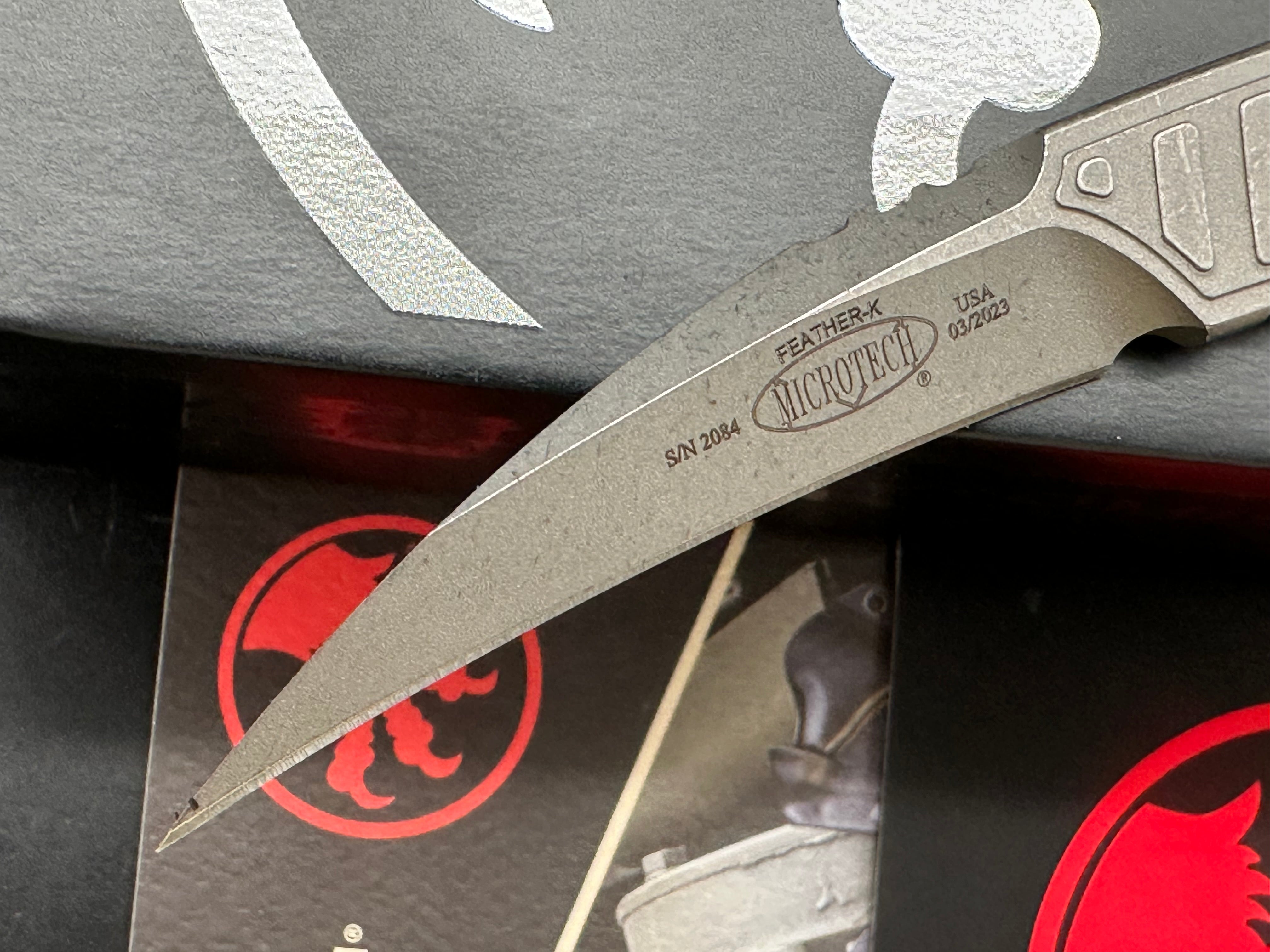 Microtech Feather S/E Signature Series Apocalyptic Standard
