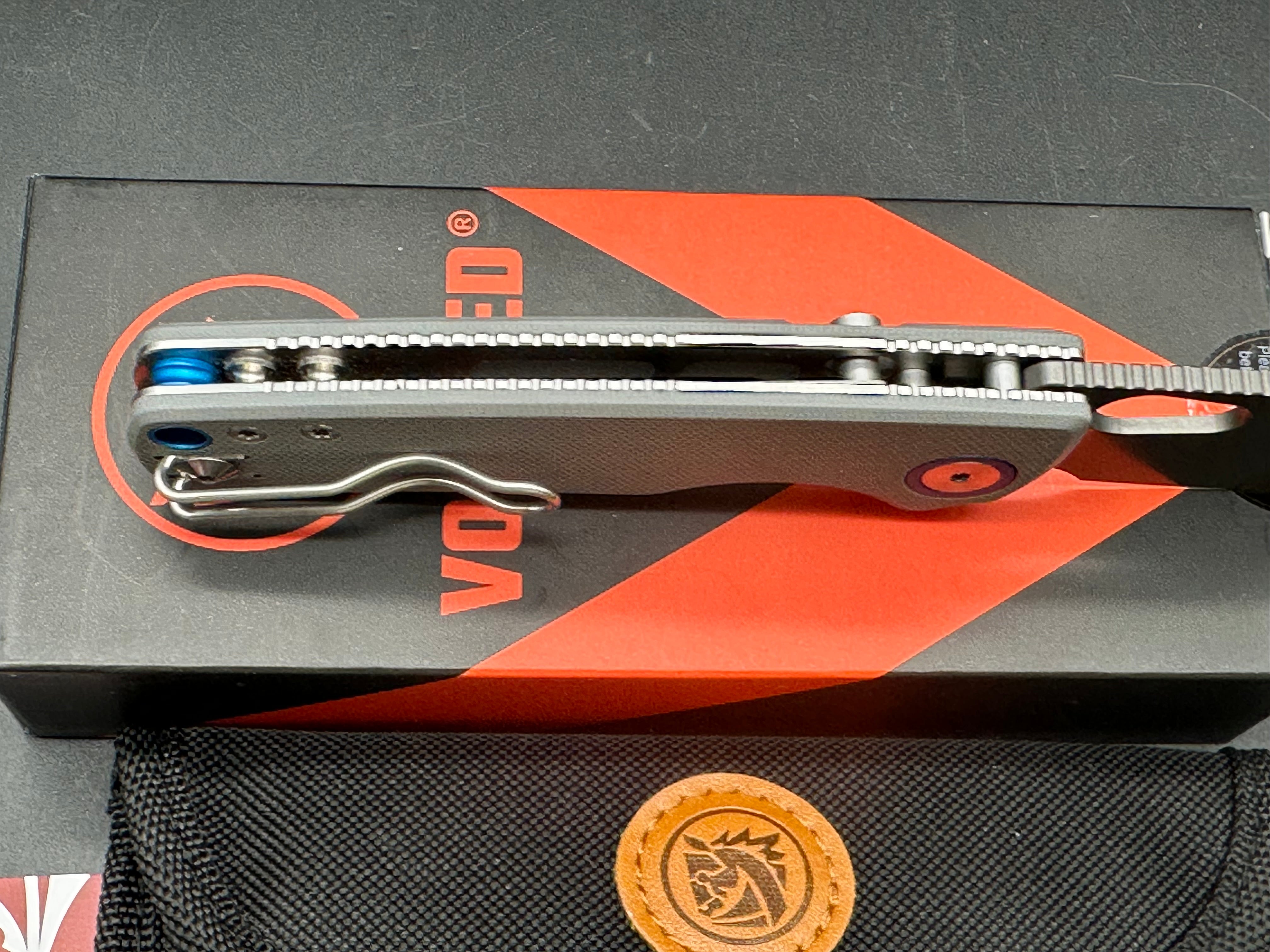 Vosteed Porcupine - Top Liner Lock (2.99" 14C28N Blade & G10 Handle)