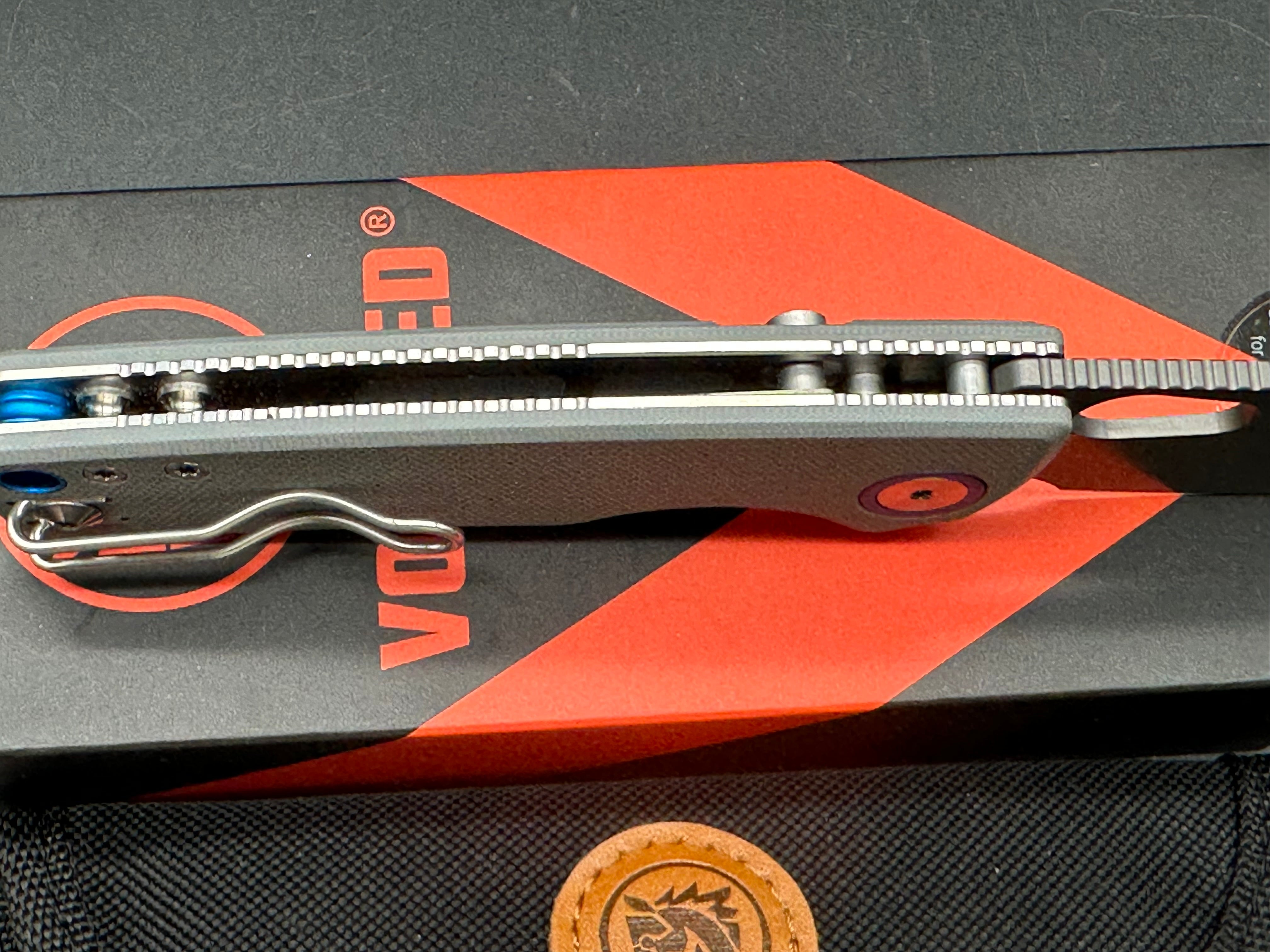 Vosteed Porcupine - Top Liner Lock (2.99" 14C28N Blade & G10 Handle)
