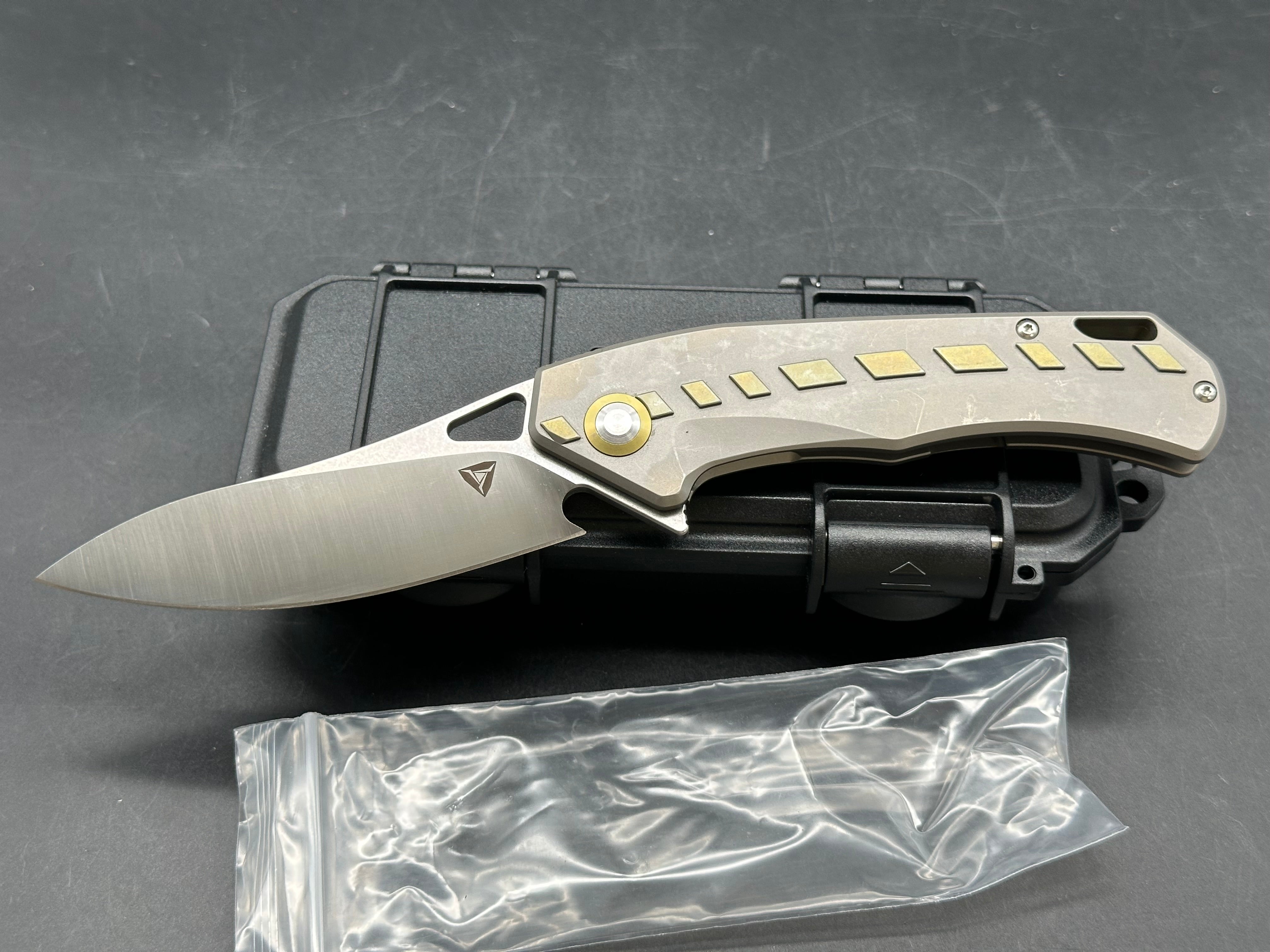 Tuyaknife Chicane 3.66 inch flat grind CMP-S35VN blade