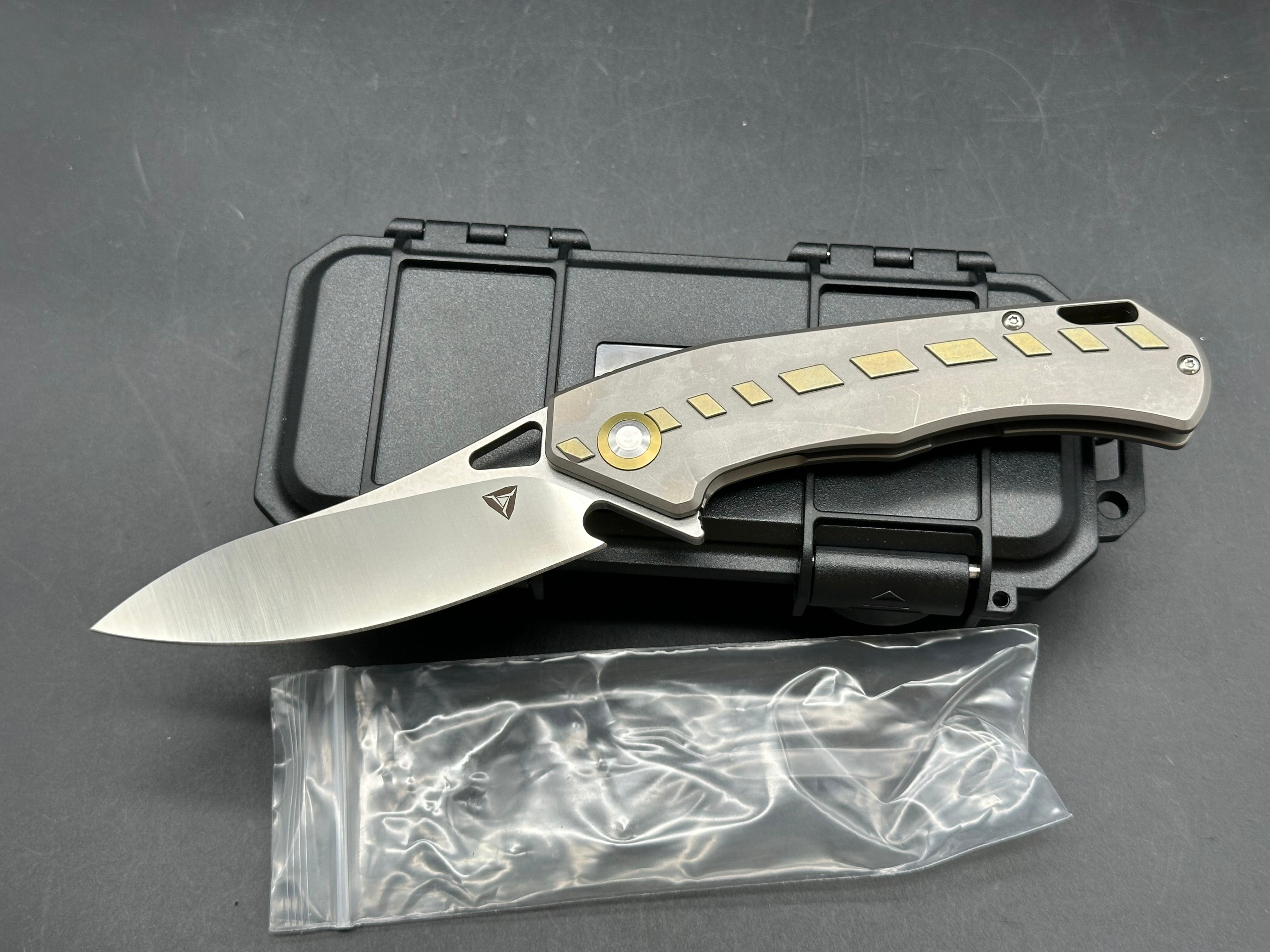 Tuyaknife Chicane 3.66 inch flat grind CMP-S35VN blade