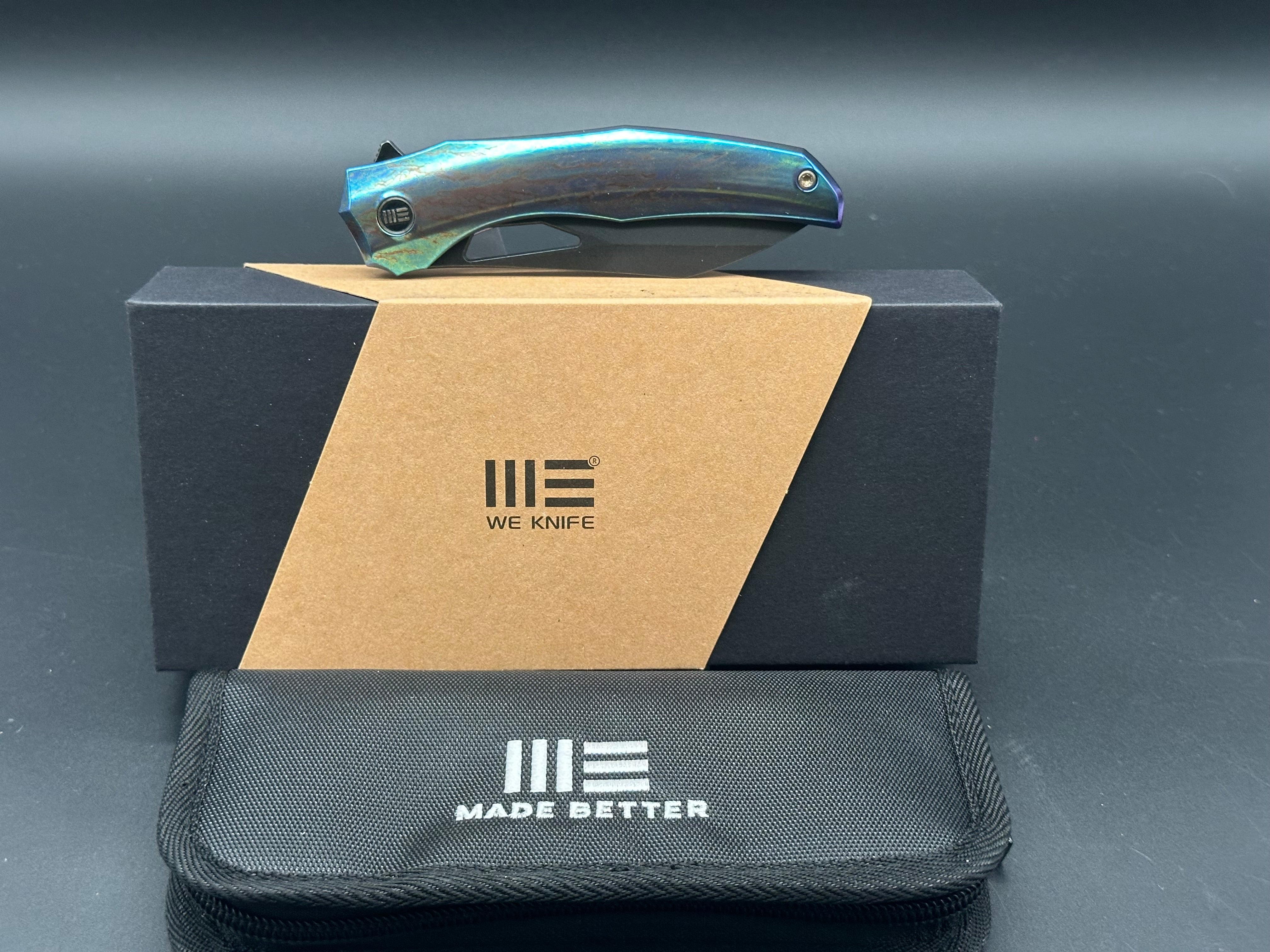 WE Knives Ignio JD Cutlery Custom Anodized CPM 20CV