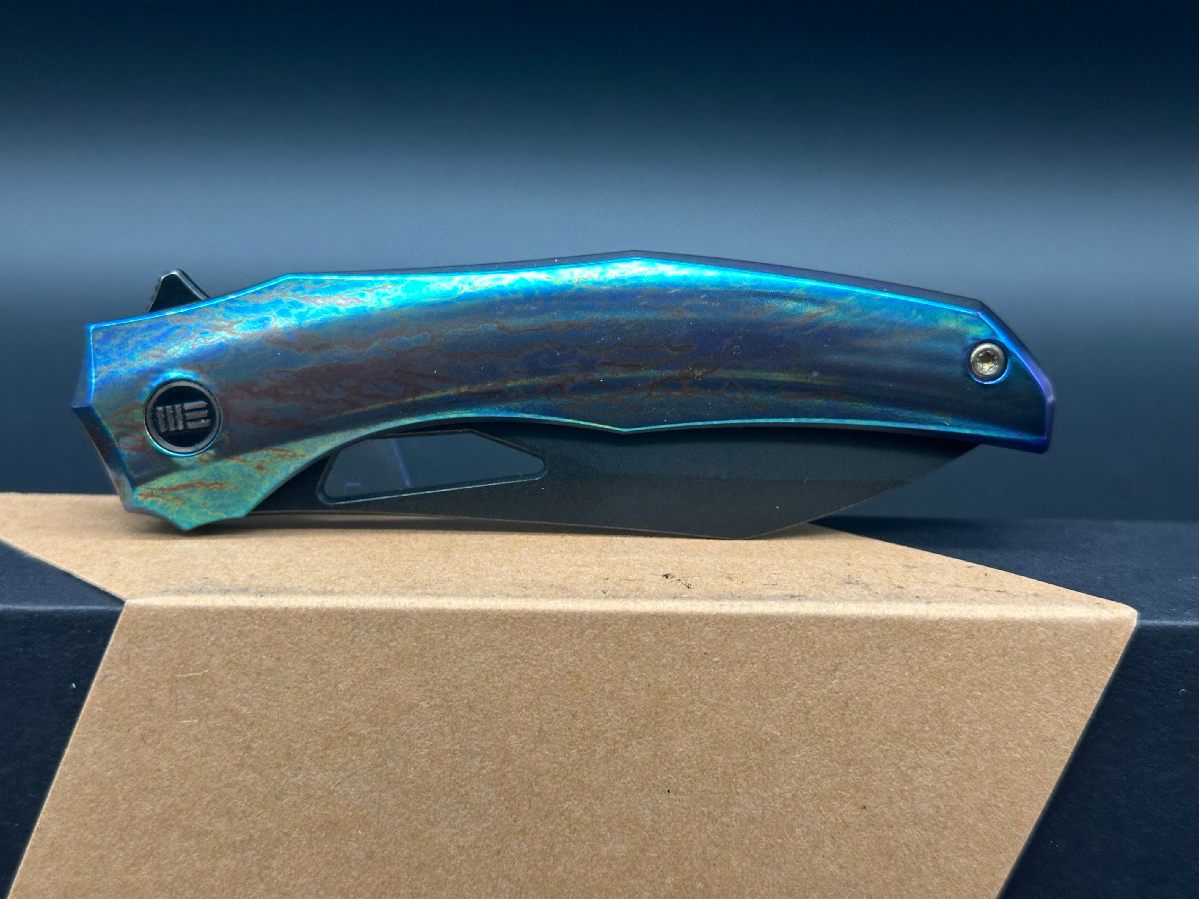 WE Knives Ignio JD Cutlery Custom Anodized CPM 20CV