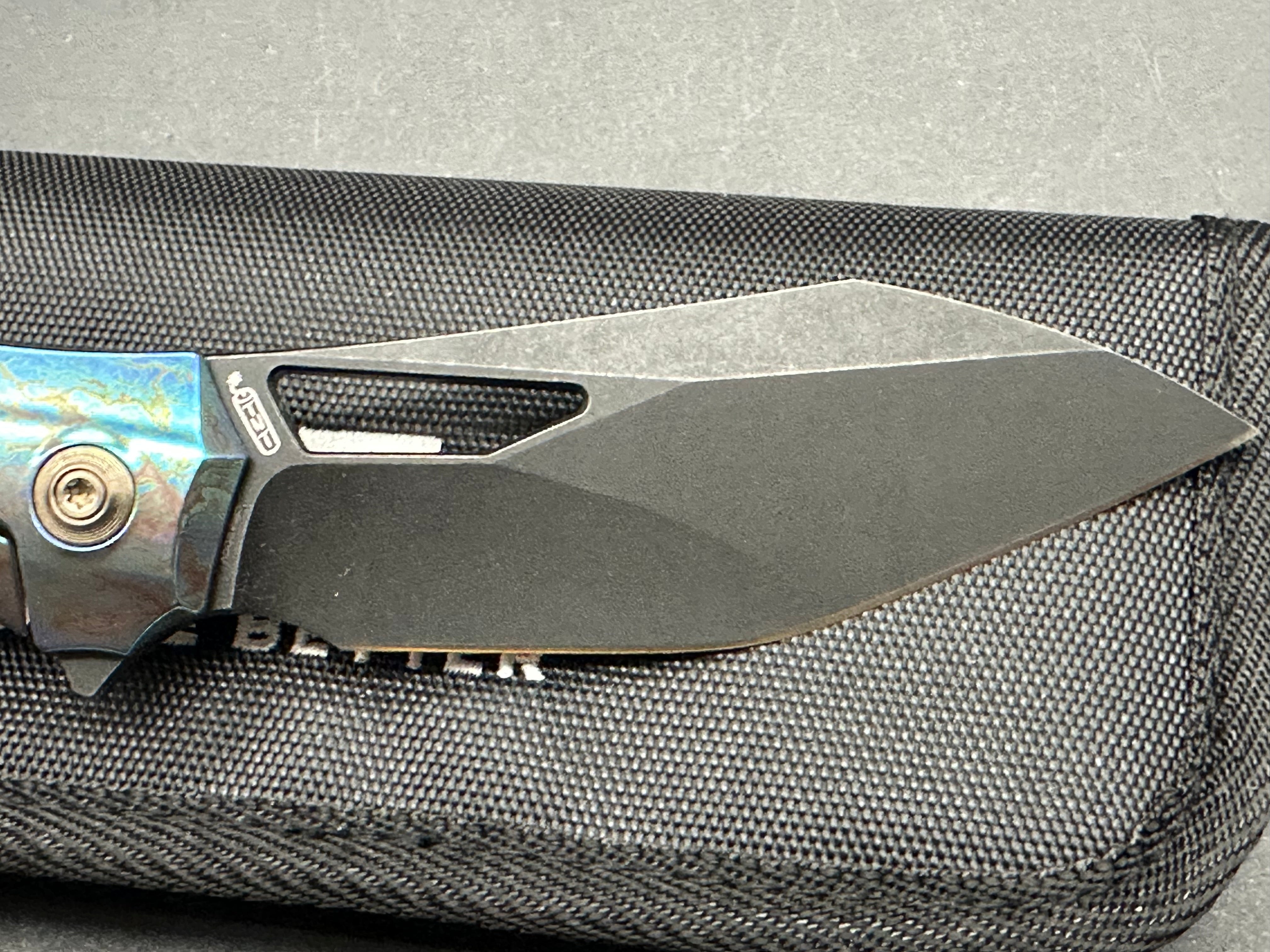 WE Knives Ignio JD Cutlery Custom Anodized CPM 20CV