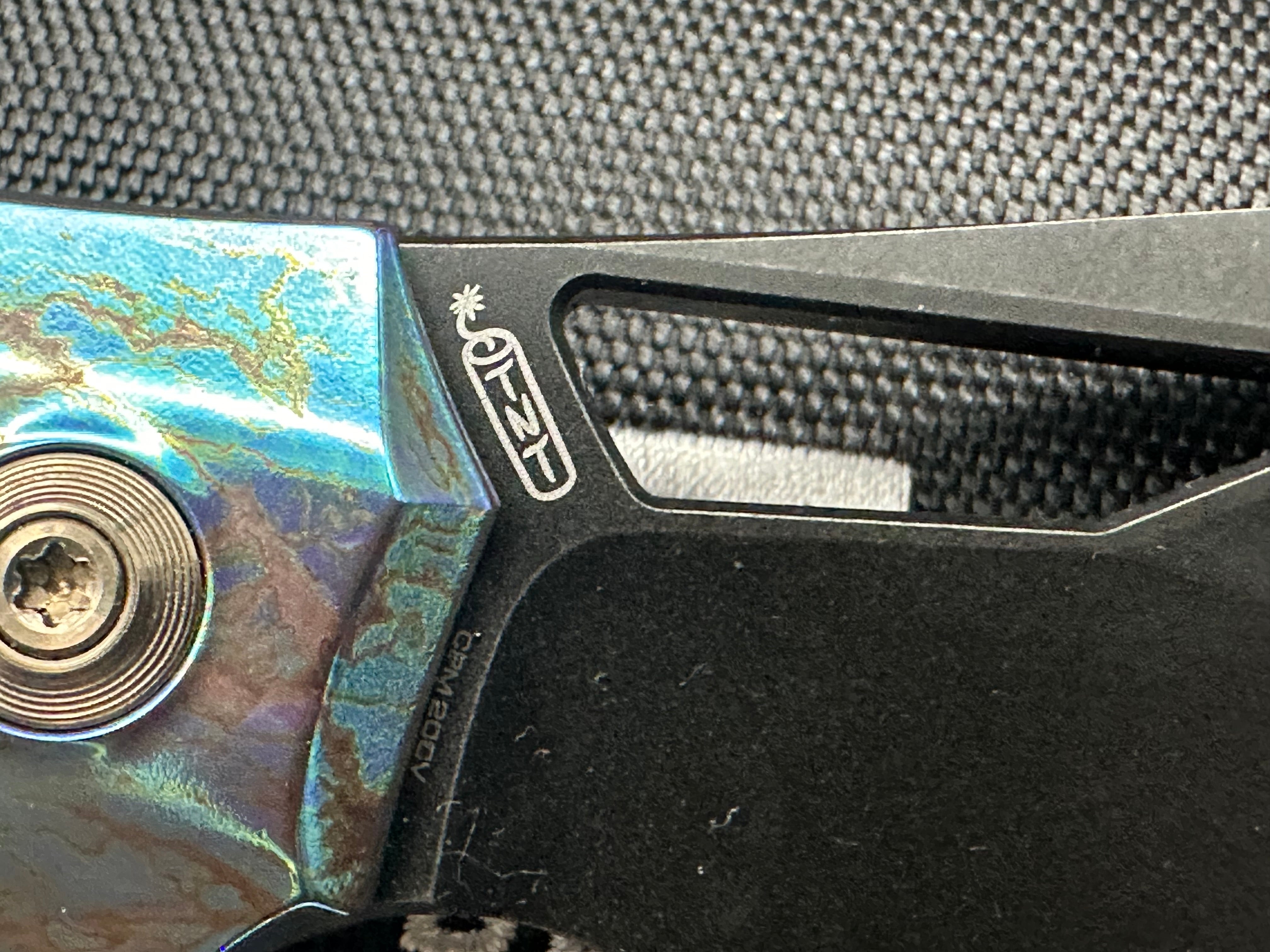 WE Knives Ignio JD Cutlery Custom Anodized CPM 20CV