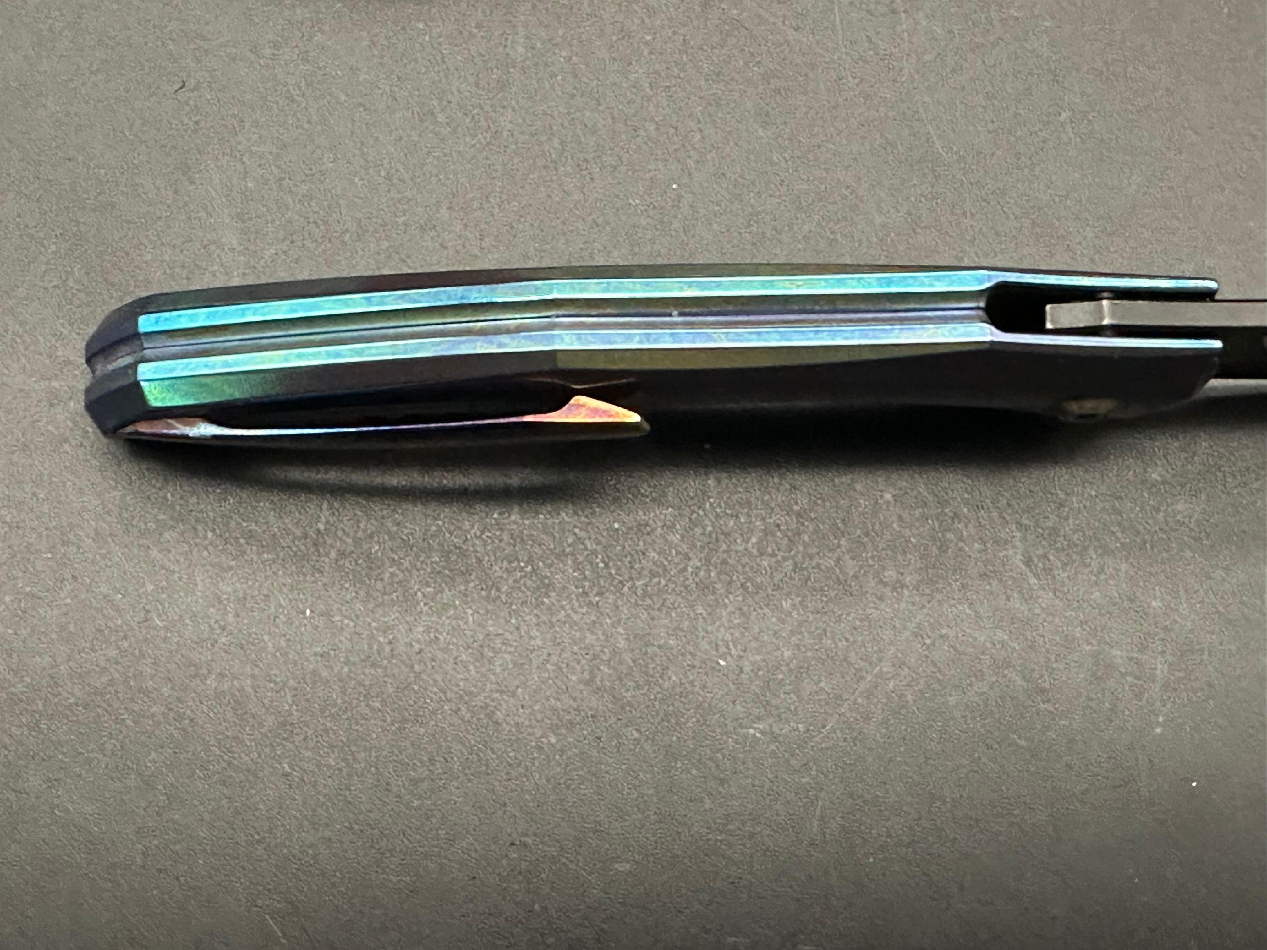 WE Knives Ignio JD Cutlery Custom Anodized CPM 20CV