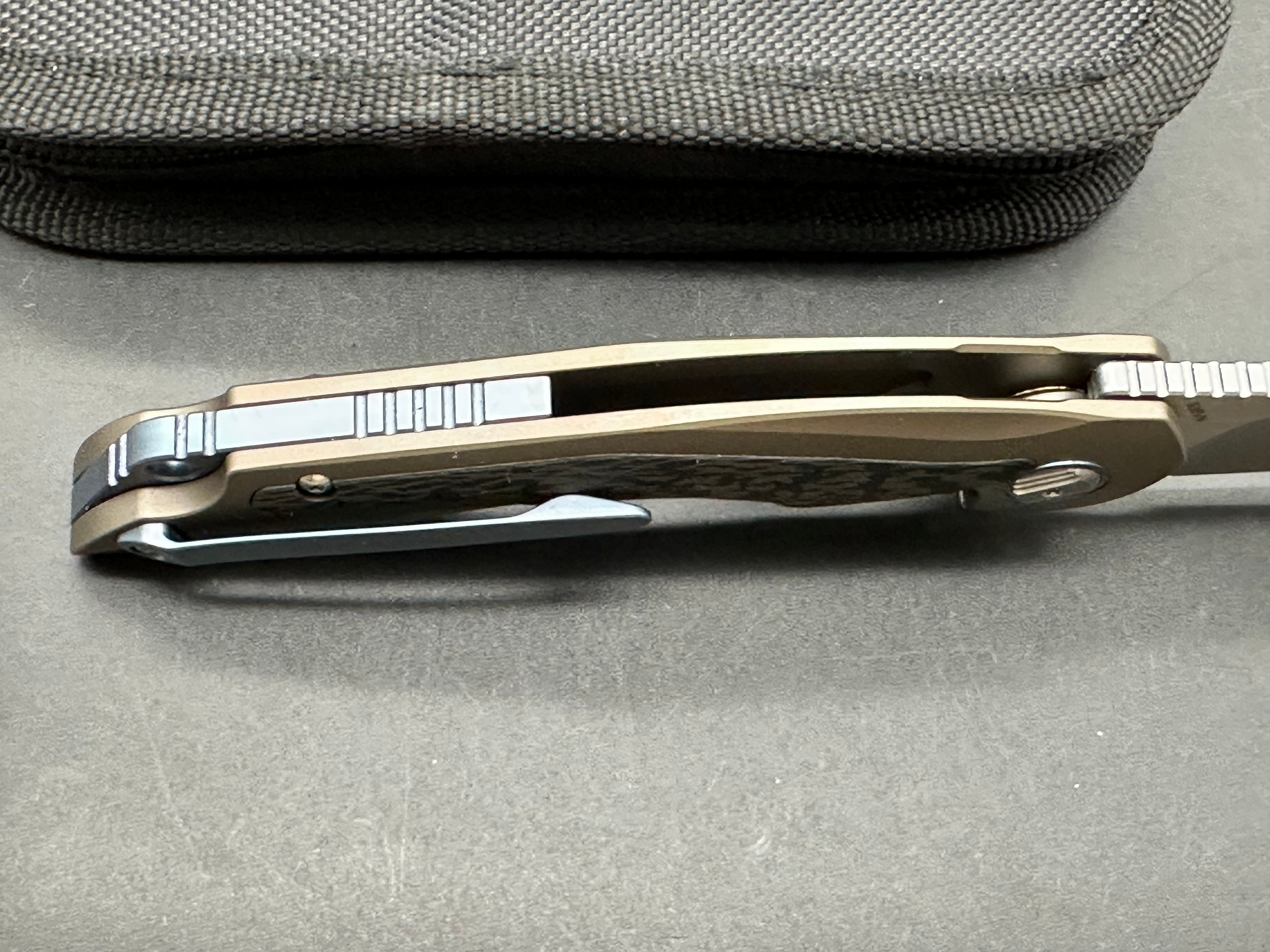 Bestech Pterodactyl: 3.64 bead blasted, satin finish CPM-S35VN blade